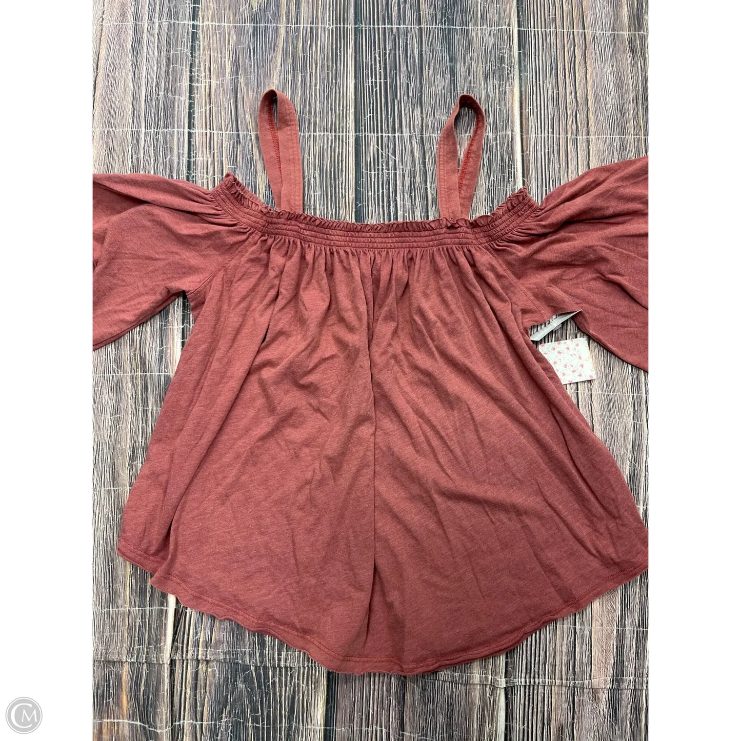 Top Short Sleeve By We The Free In Red, Size: L