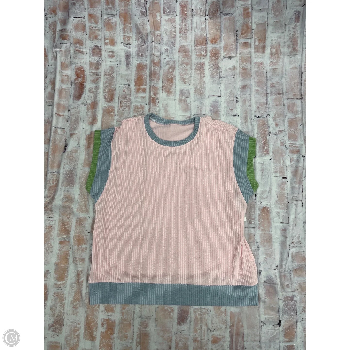 Top Short Sleeve By Clothes Mentor In Pink, Size: Xl