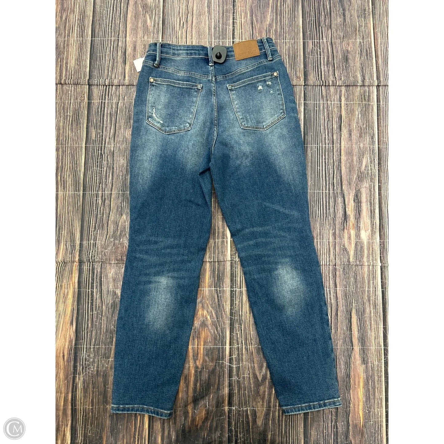 Jeans Skinny By Judy Blue In Blue Denim, Size: 10