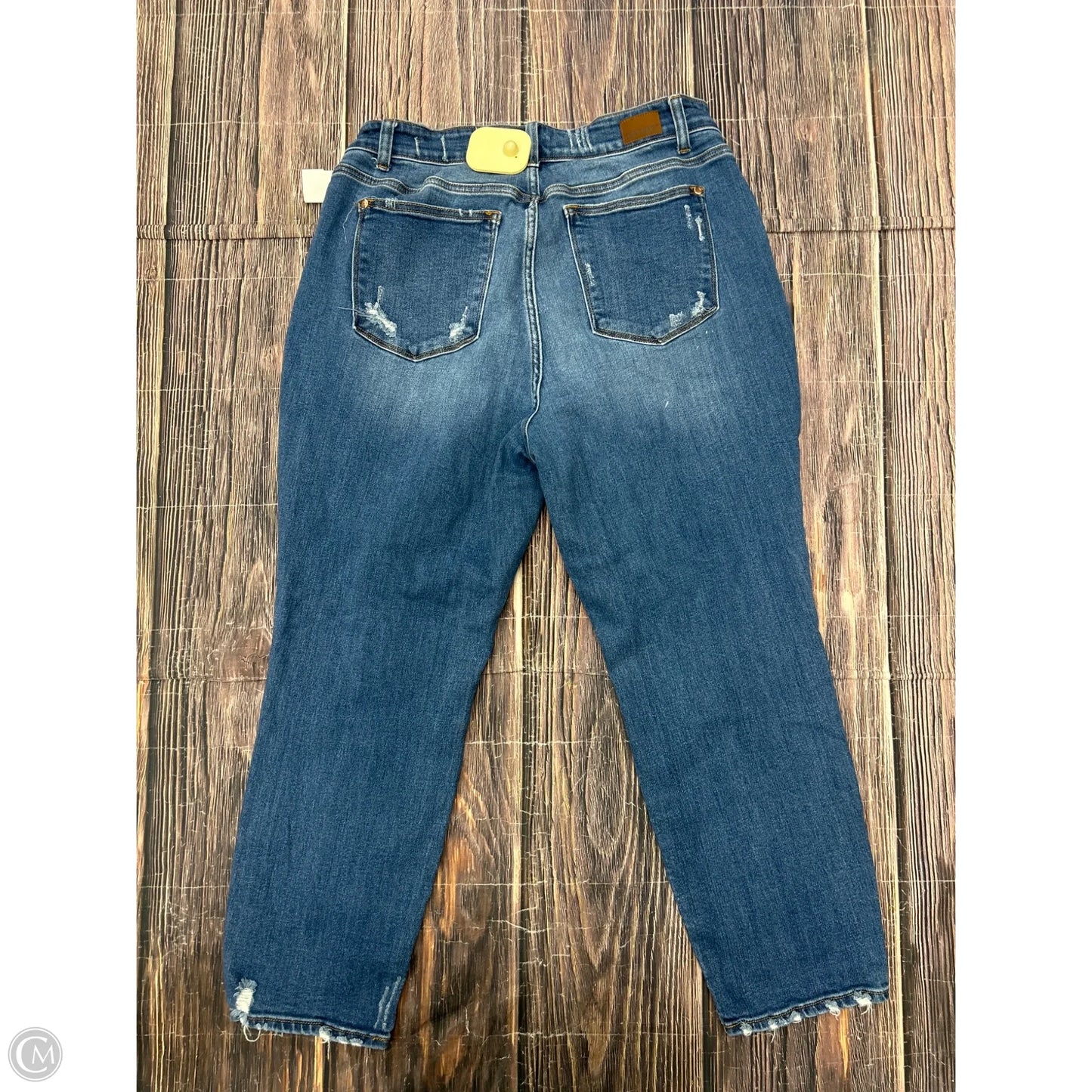 Jeans Boot Cut By Judy Blue In Blue Denim, Size: 16