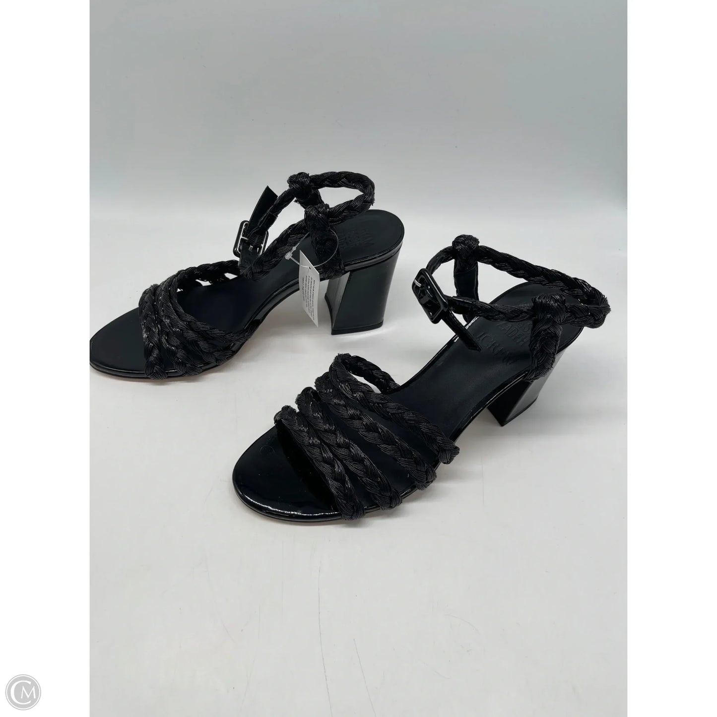 Sandals Heels Block By J. Crew In Black, Size: 9
