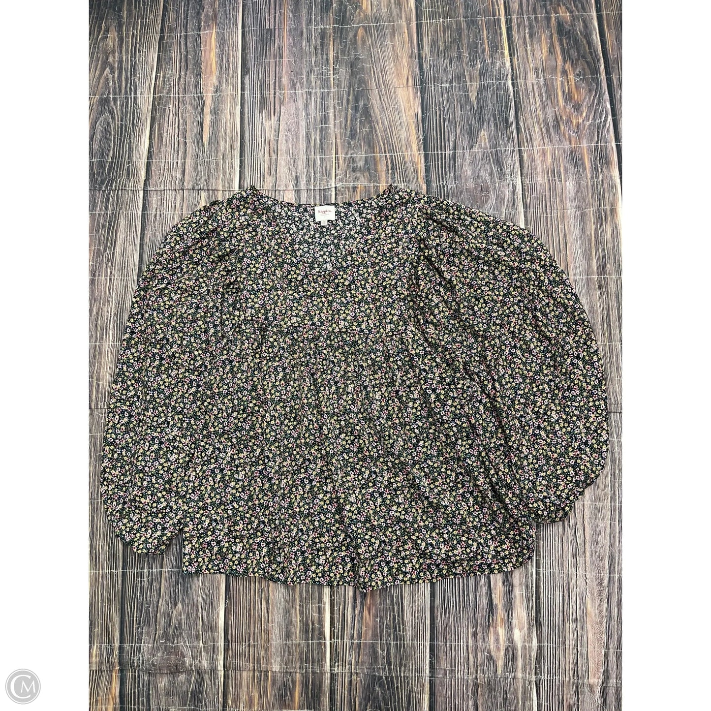 Top Long Sleeve By Hayden La In Black, Size: 3x