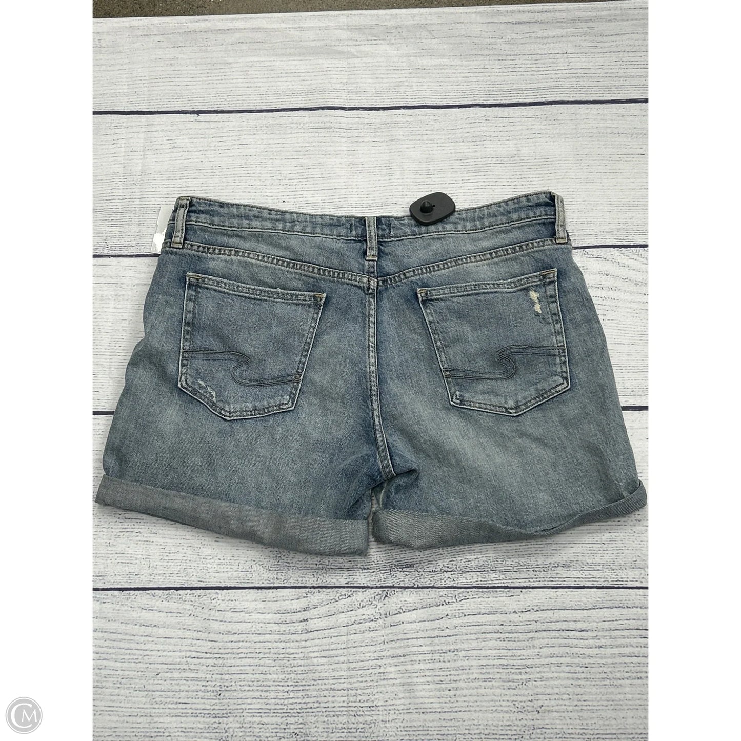 Shorts By Silver In Blue Denim, Size: 12
