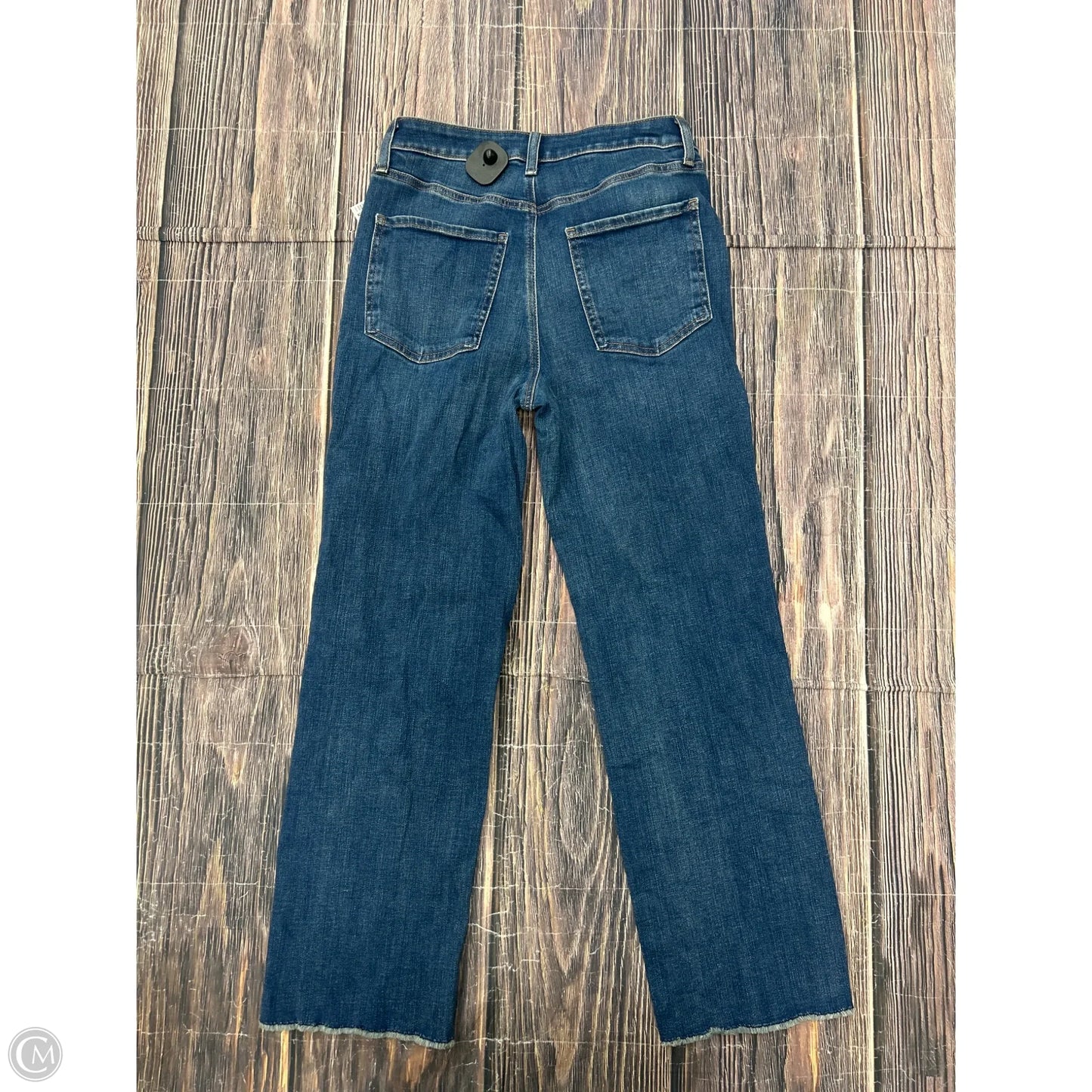 Jeans Straight By Chicos In Blue Denim, Size: 4