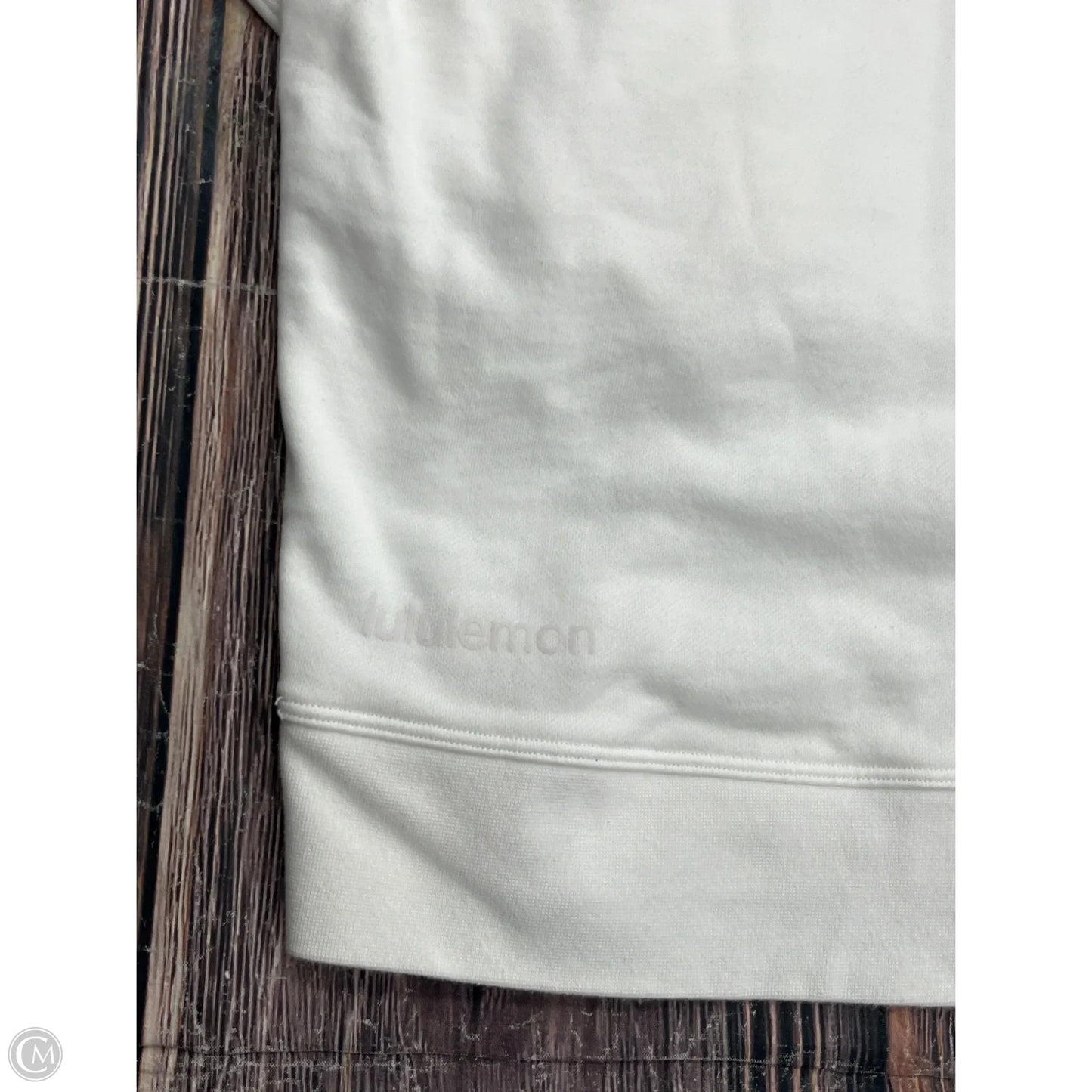 Athletic Sweatshirt Crewneck By Lululemon In White, Size: 20