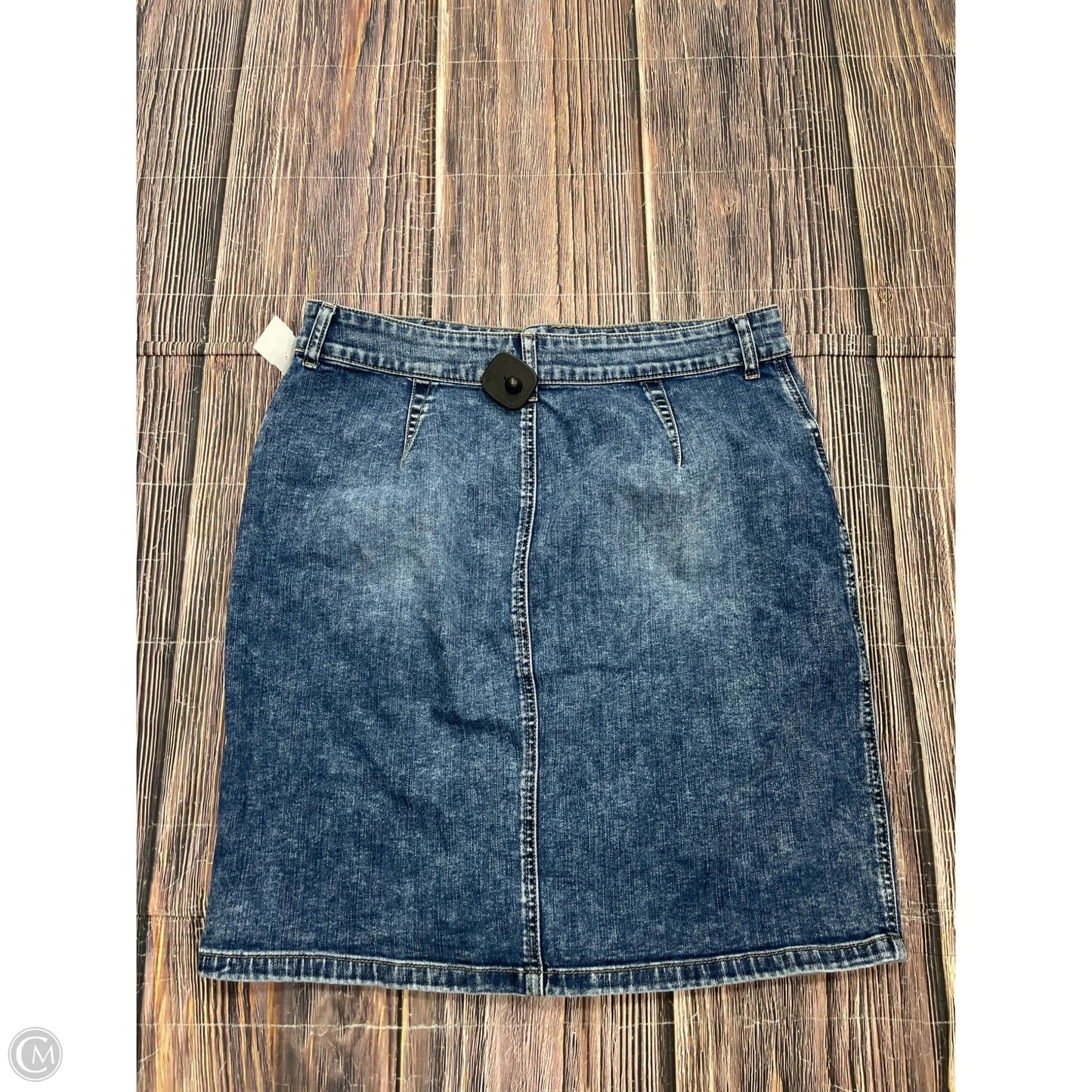 Skirt Mini & Short By Clothes Mentor In Blue Denim, Size: 14