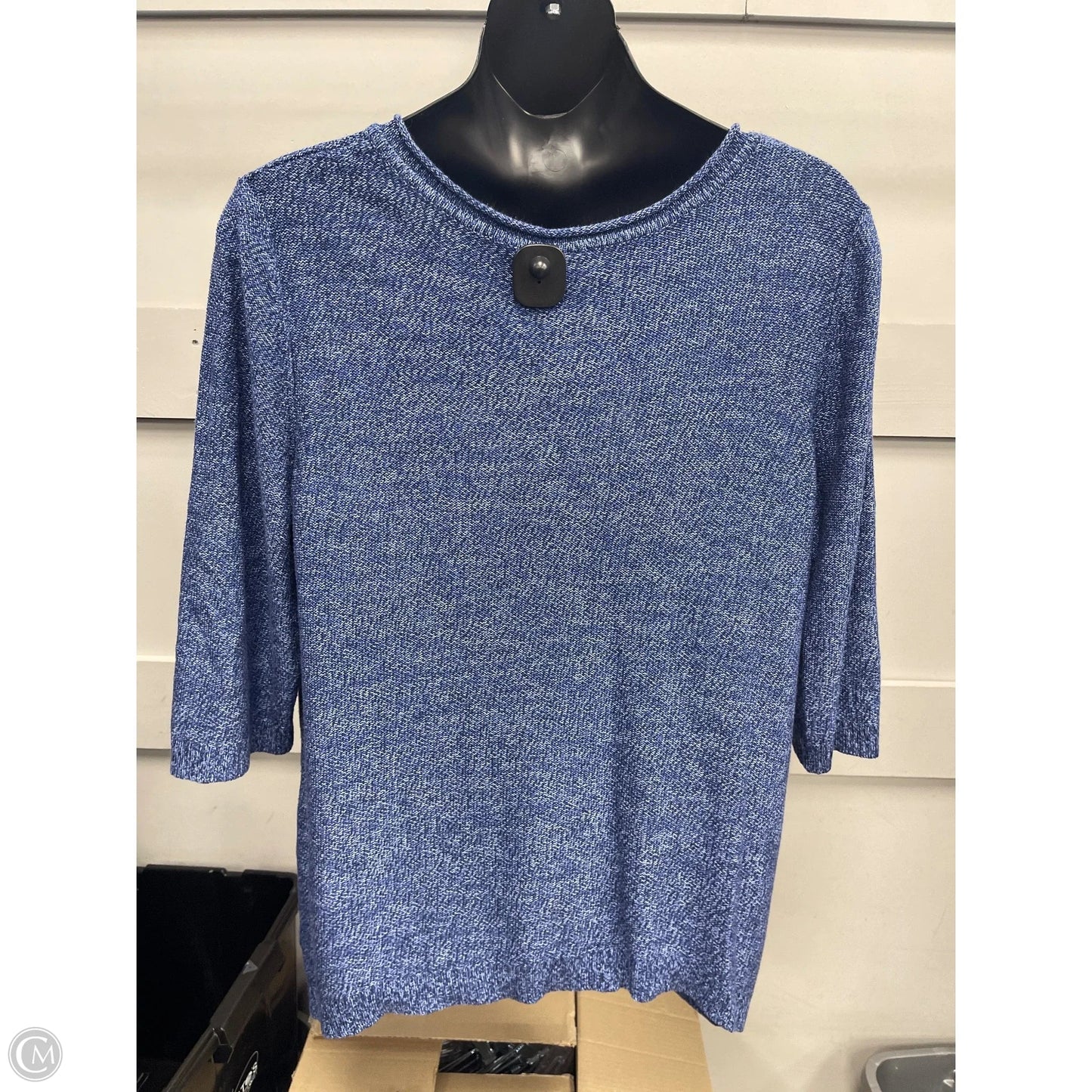 Sweater By Catherines In Blue, Size: 2x