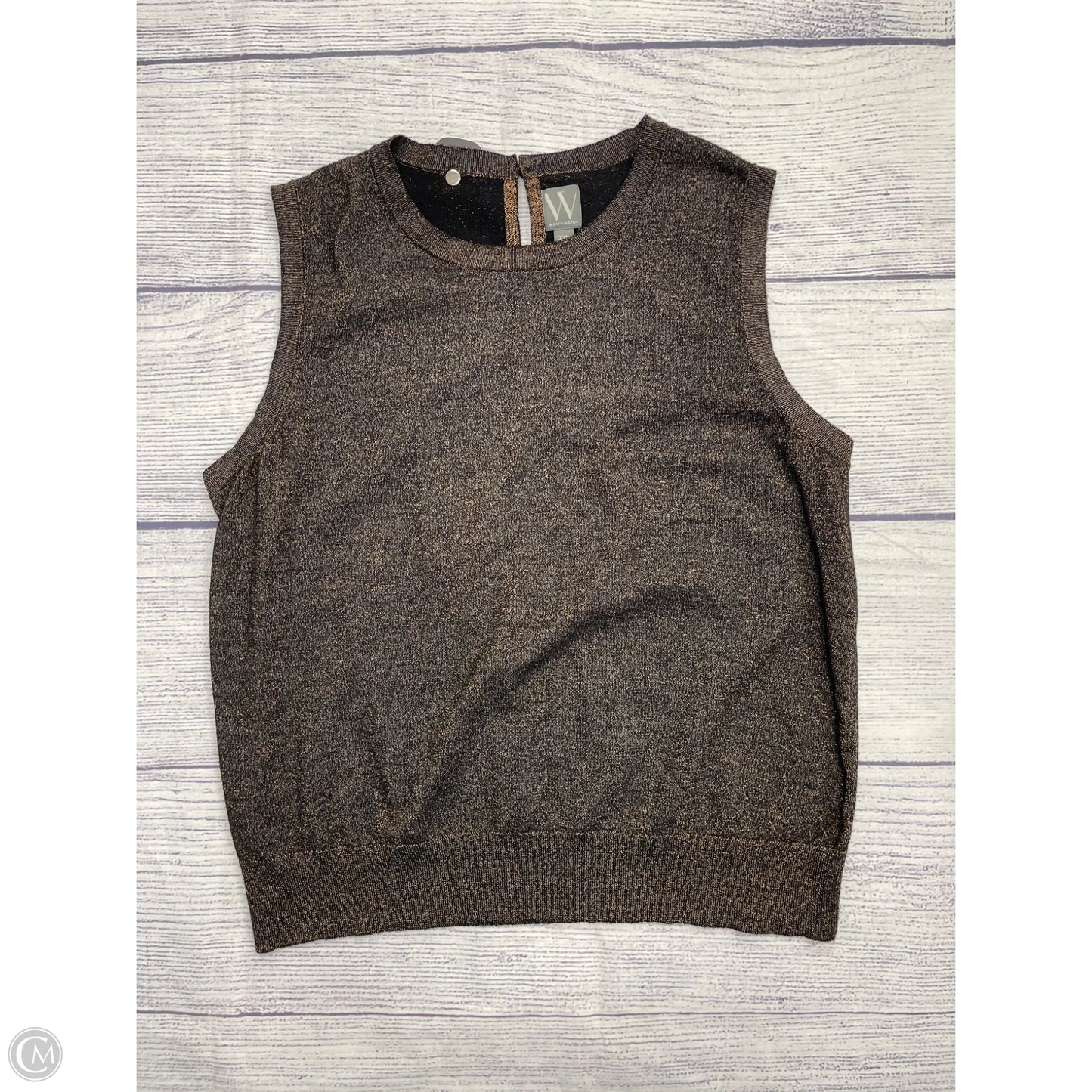 Tank Top By Worthington In Black, Size: 2x