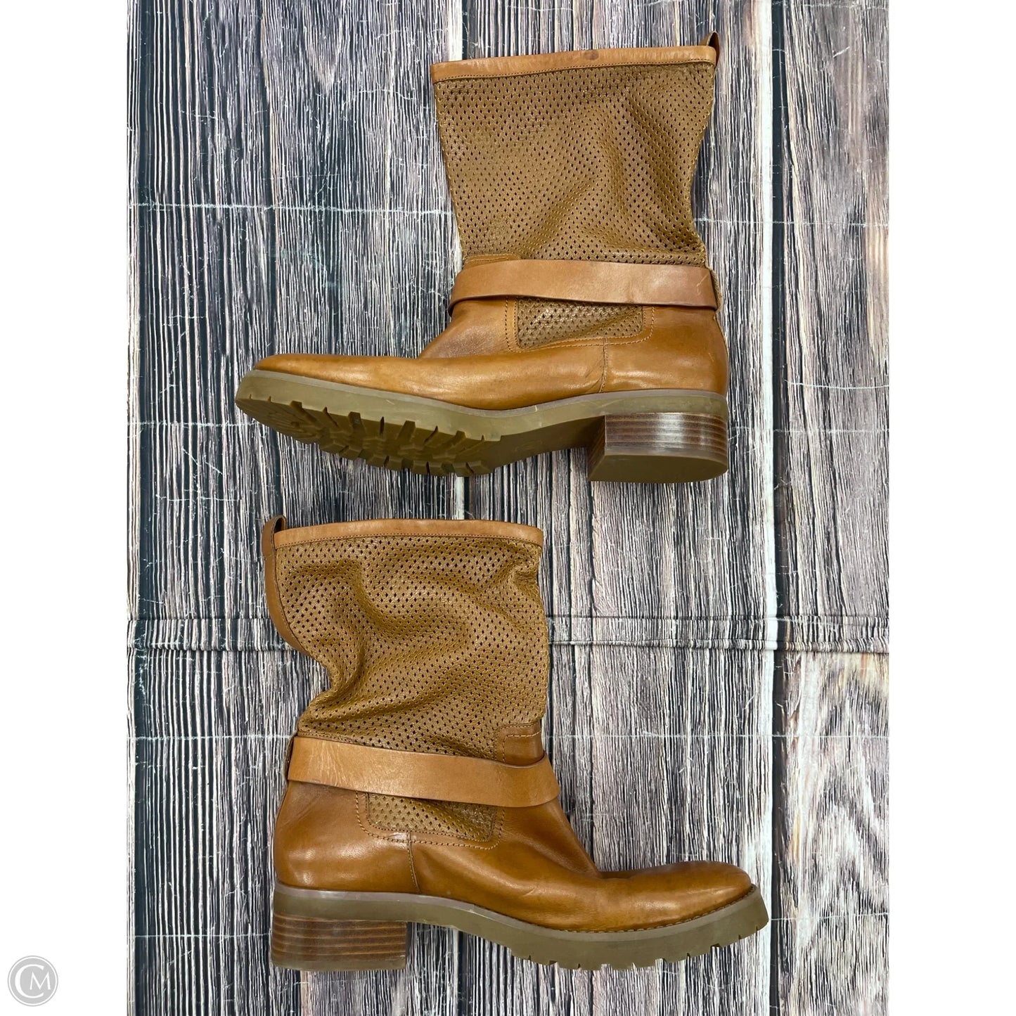 Boots Designer By Michael Kors In Brown, Size: 9.5