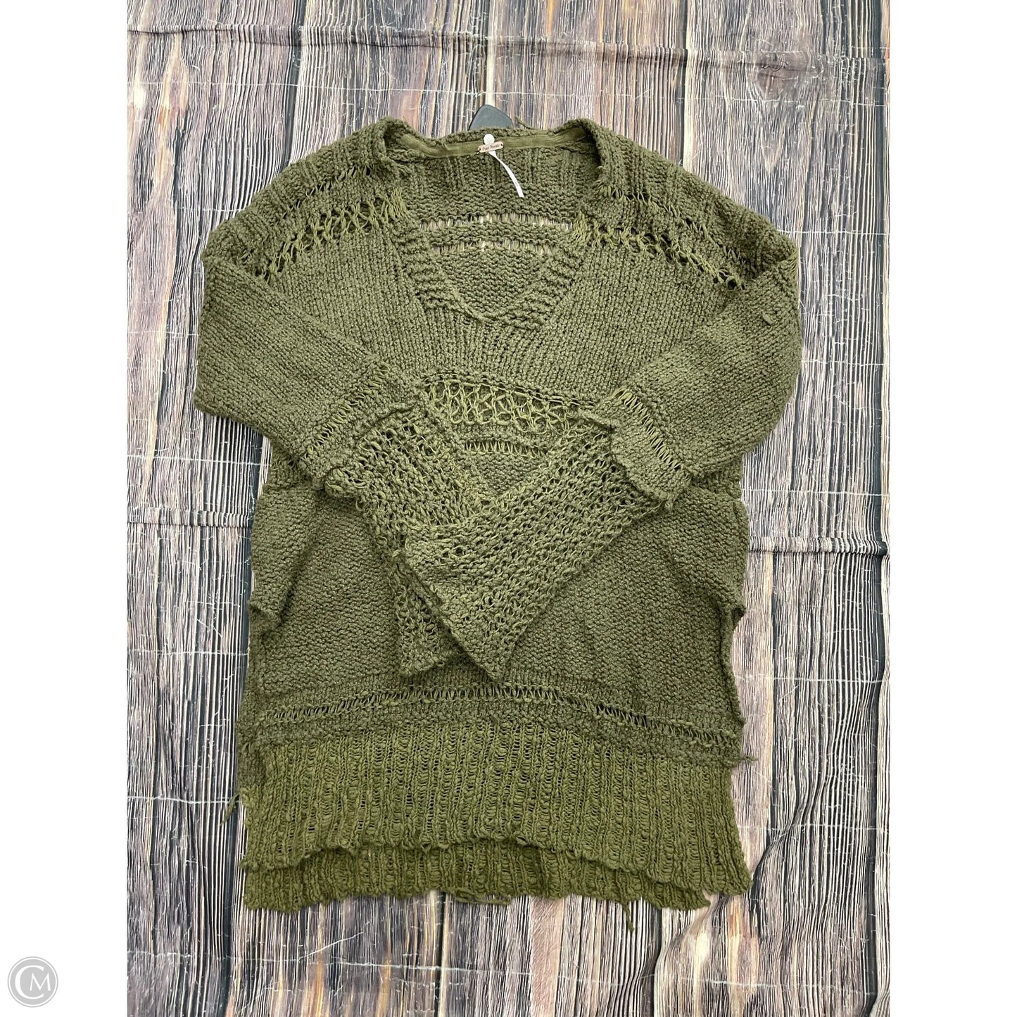 Sweater By Free People In Green, Size: M