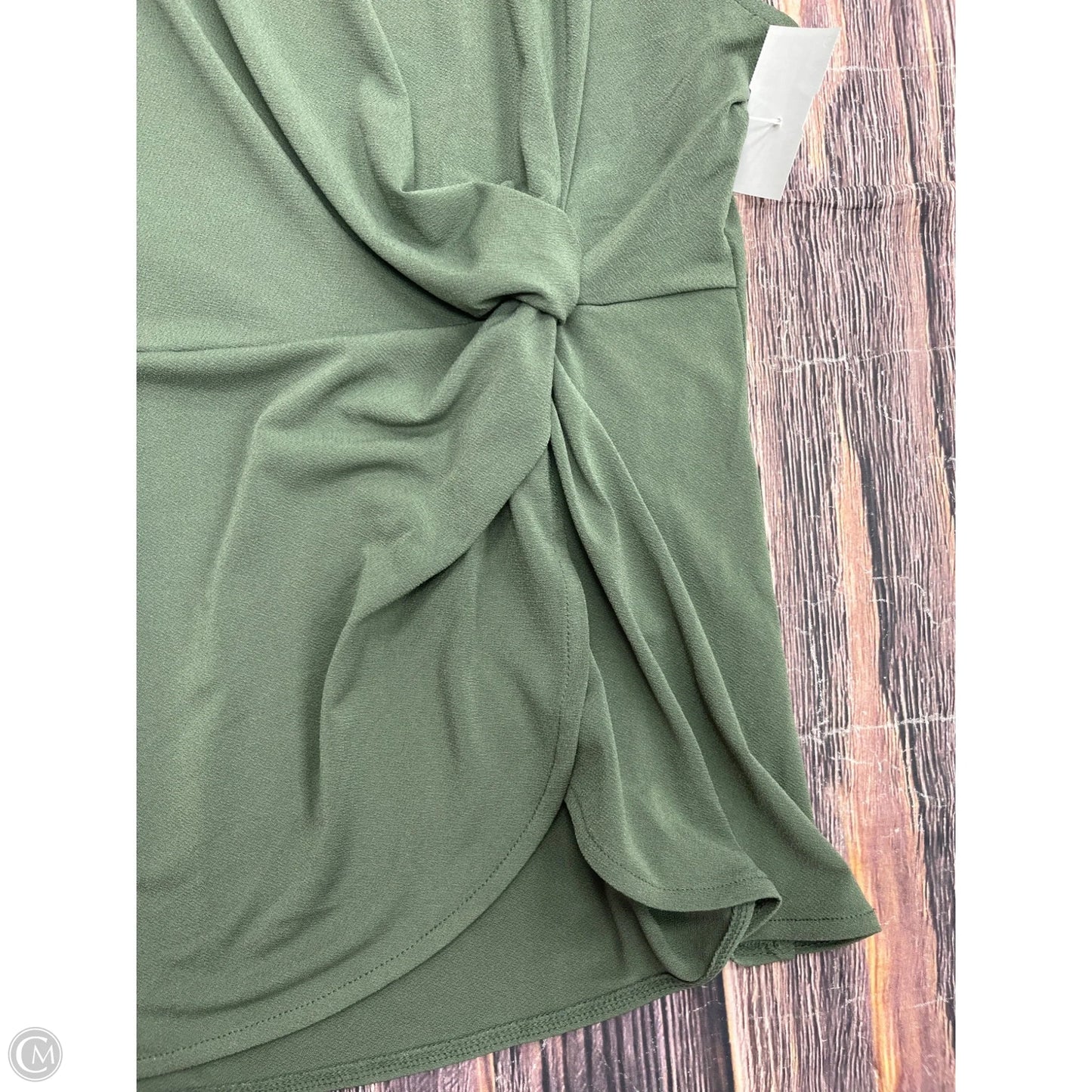 Top Short Sleeve By Alfani In Green, Size: 1x