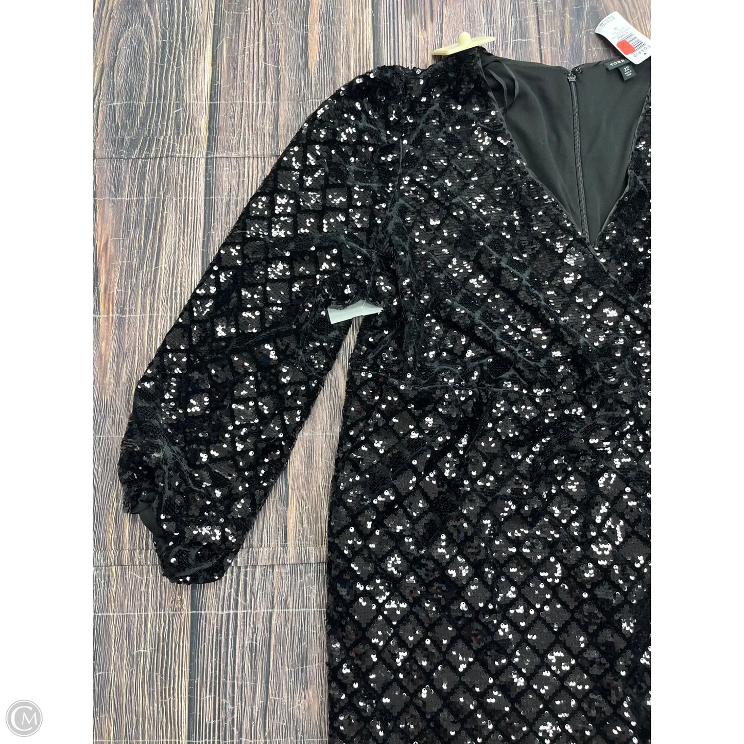 Dress Party Short By Torrid In Black, Size: 22