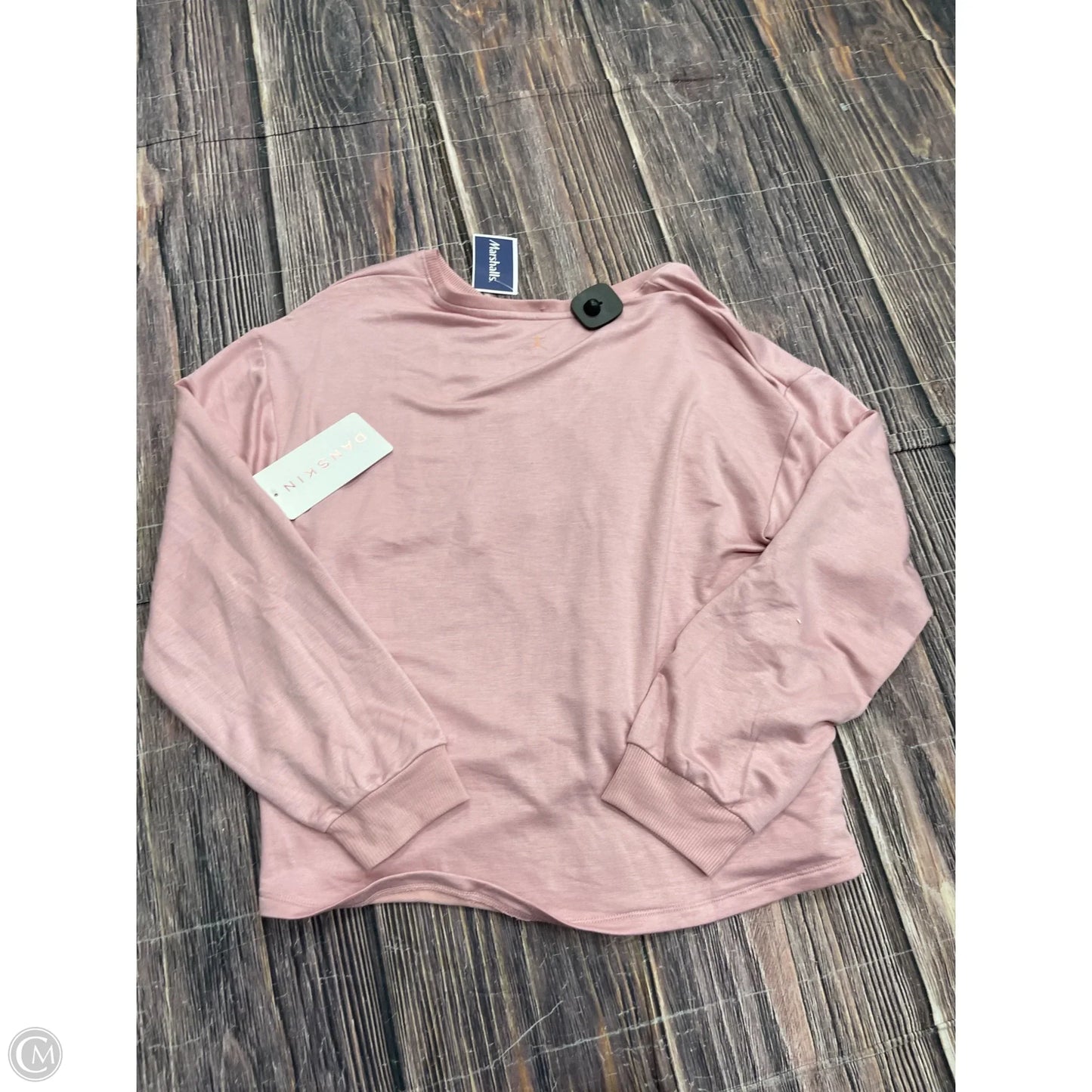 Top Long Sleeve By Danskin In Pink, Size: L