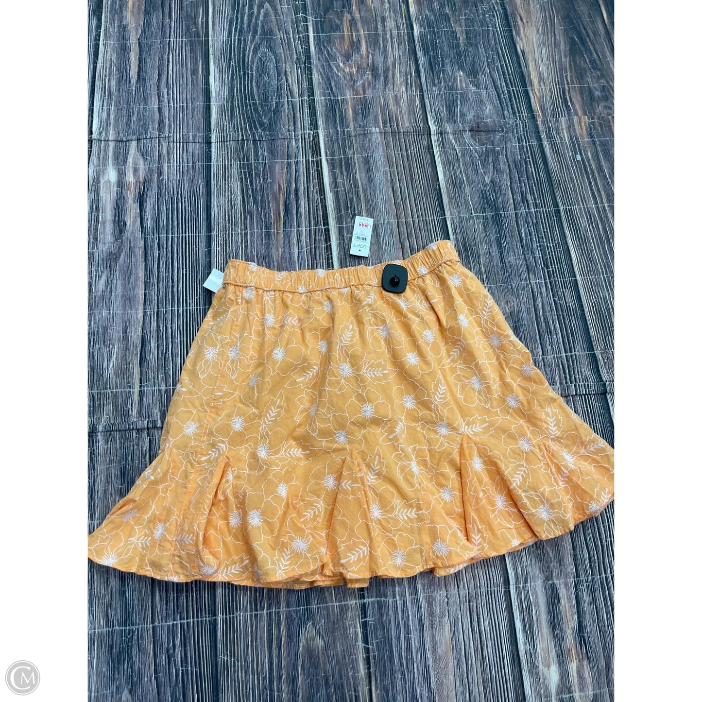 Skirt Mini & Short By Loft In Orange, Size: M