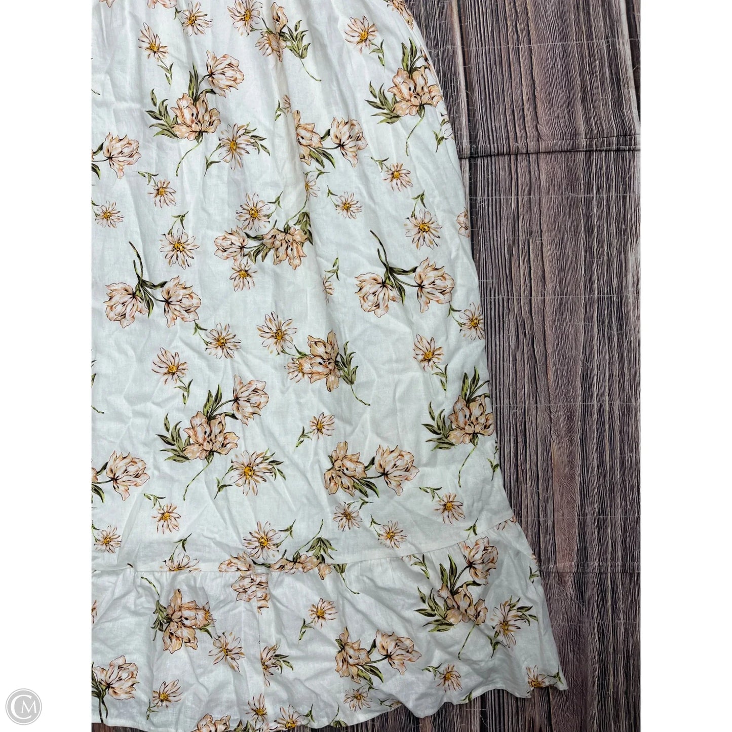 Dress Casual Maxi By Gb In White, Size: S