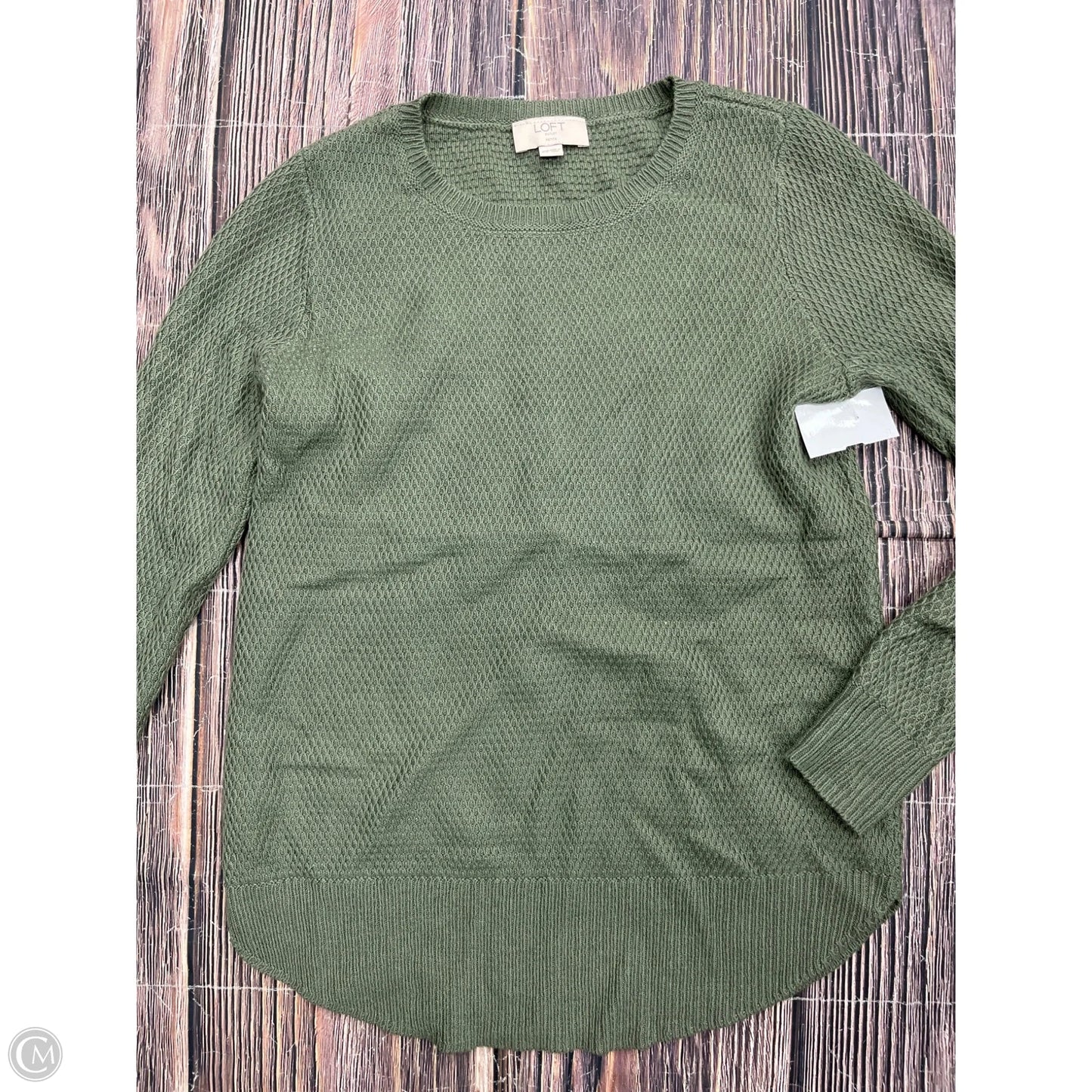 Top Long Sleeve By Loft In Green, Size: Xsp