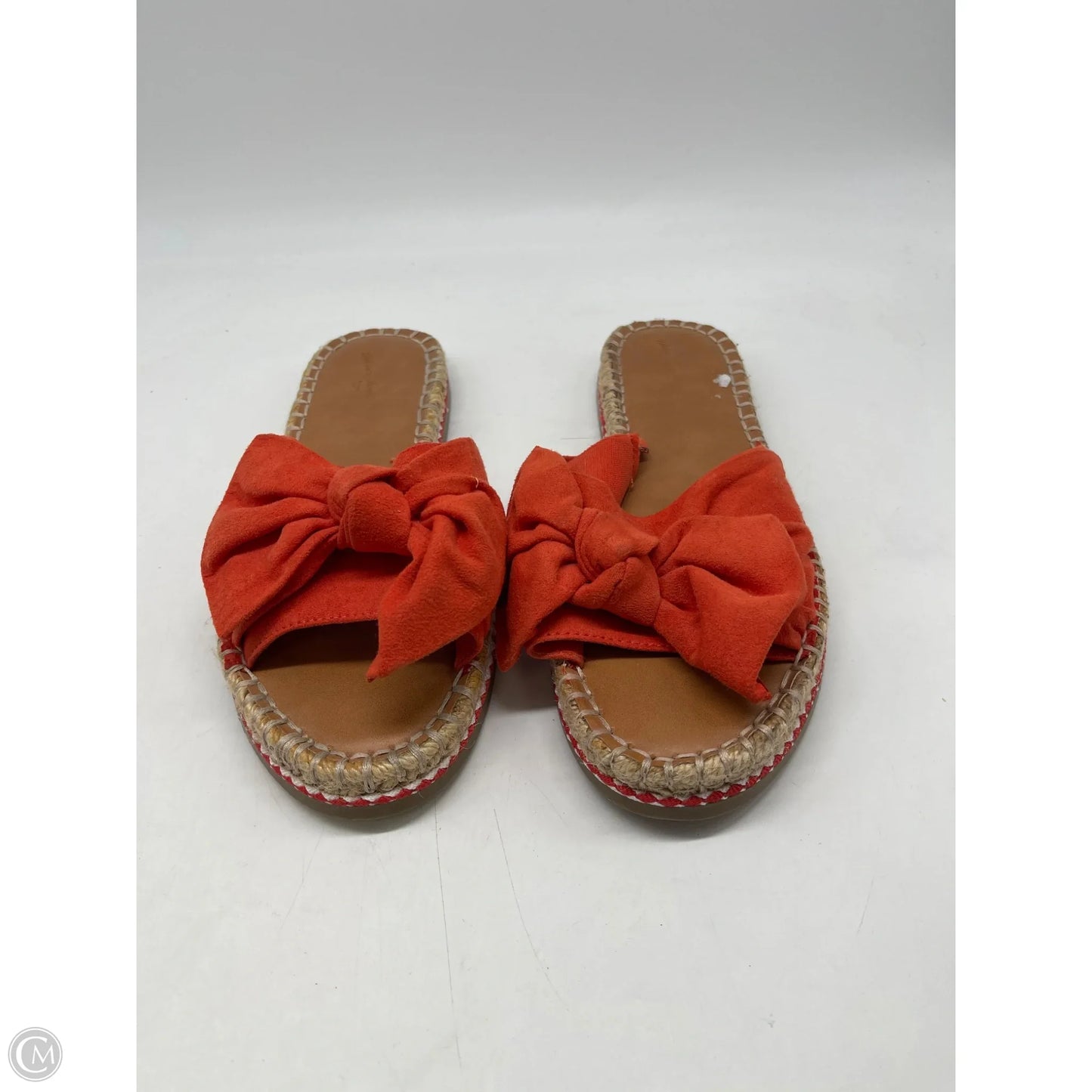 Sandals Flats By Universal Thread In Orange, Size: 8.5