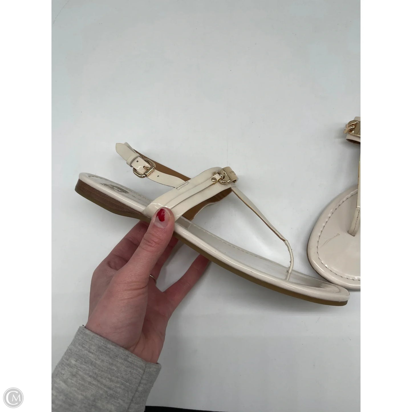 Shoes Designer By Coach In White, Size: 10