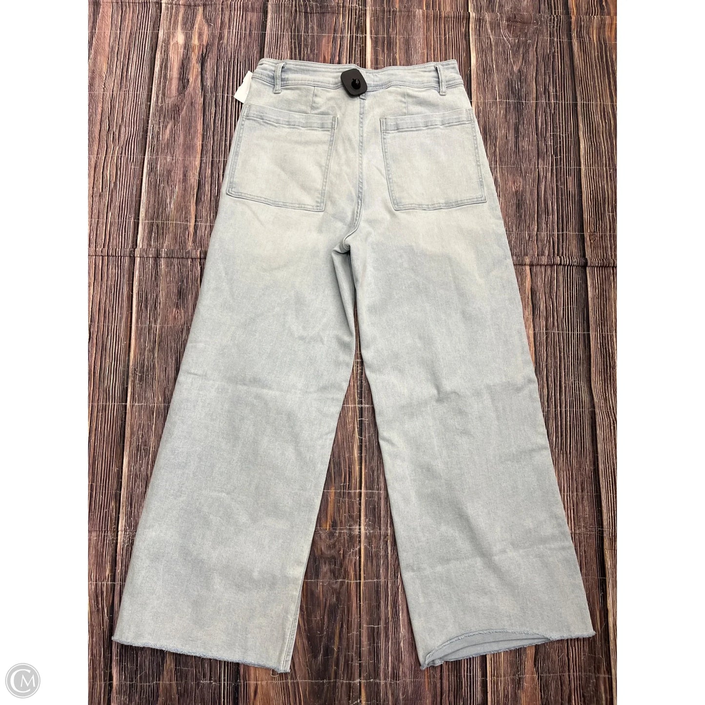 Jeans Wide Leg By Oat In Blue Denim, Size: 12