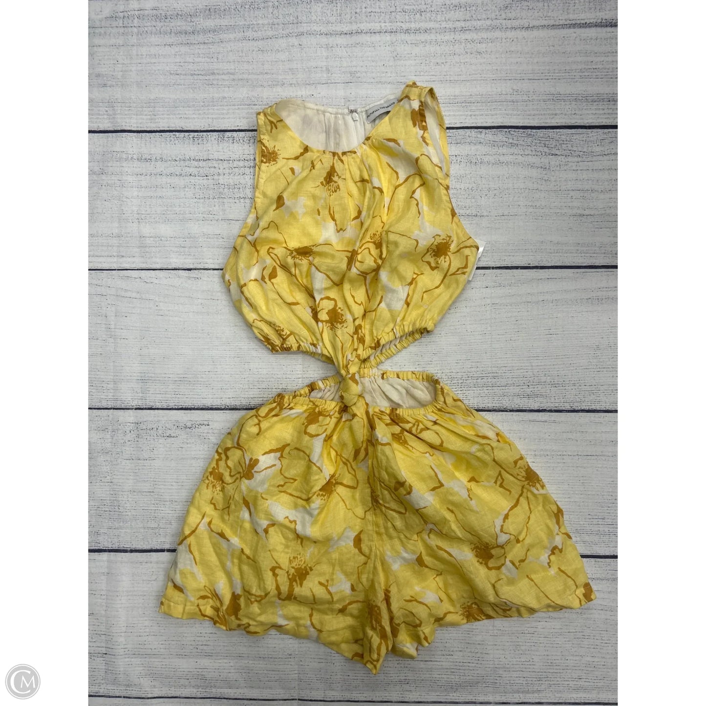 Romper By Faithfull The Brand In Yellow, Size: S