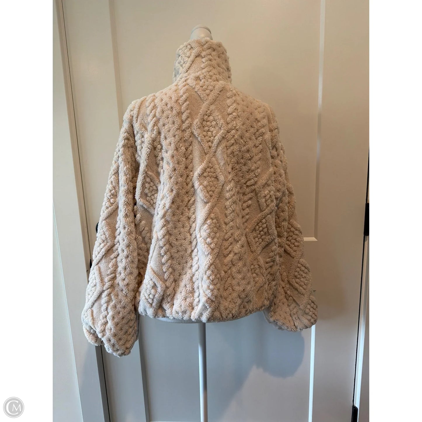 Jacket Fleece By All In Motion In Cream, Size: M