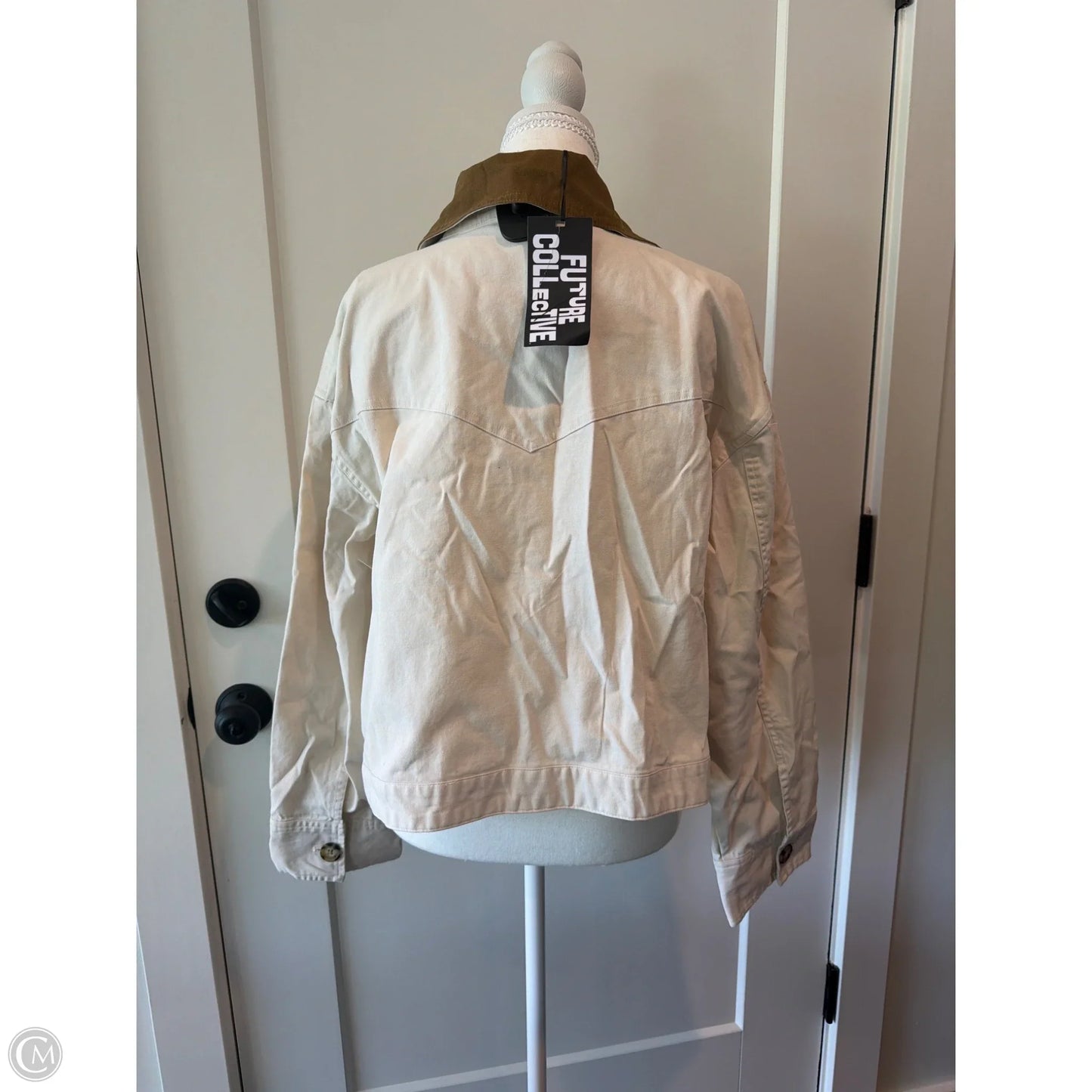 Jacket Other By Future Collective In Brown & Cream, Size: Xl