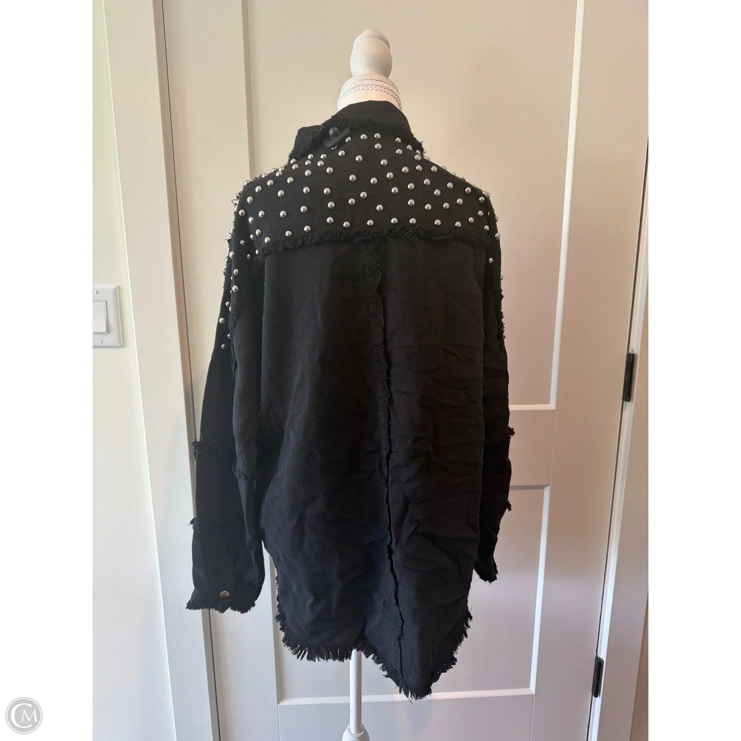 Jacket Other By Elan In Black, Size: M