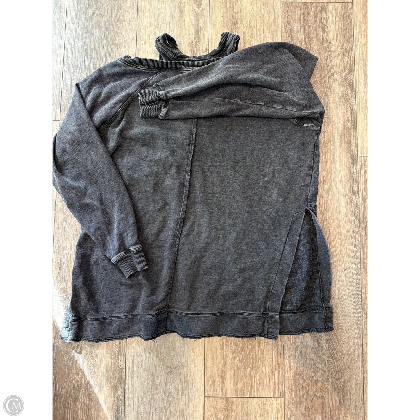 Sweatshirt Crewneck By Pilcro In Black, Size: S
