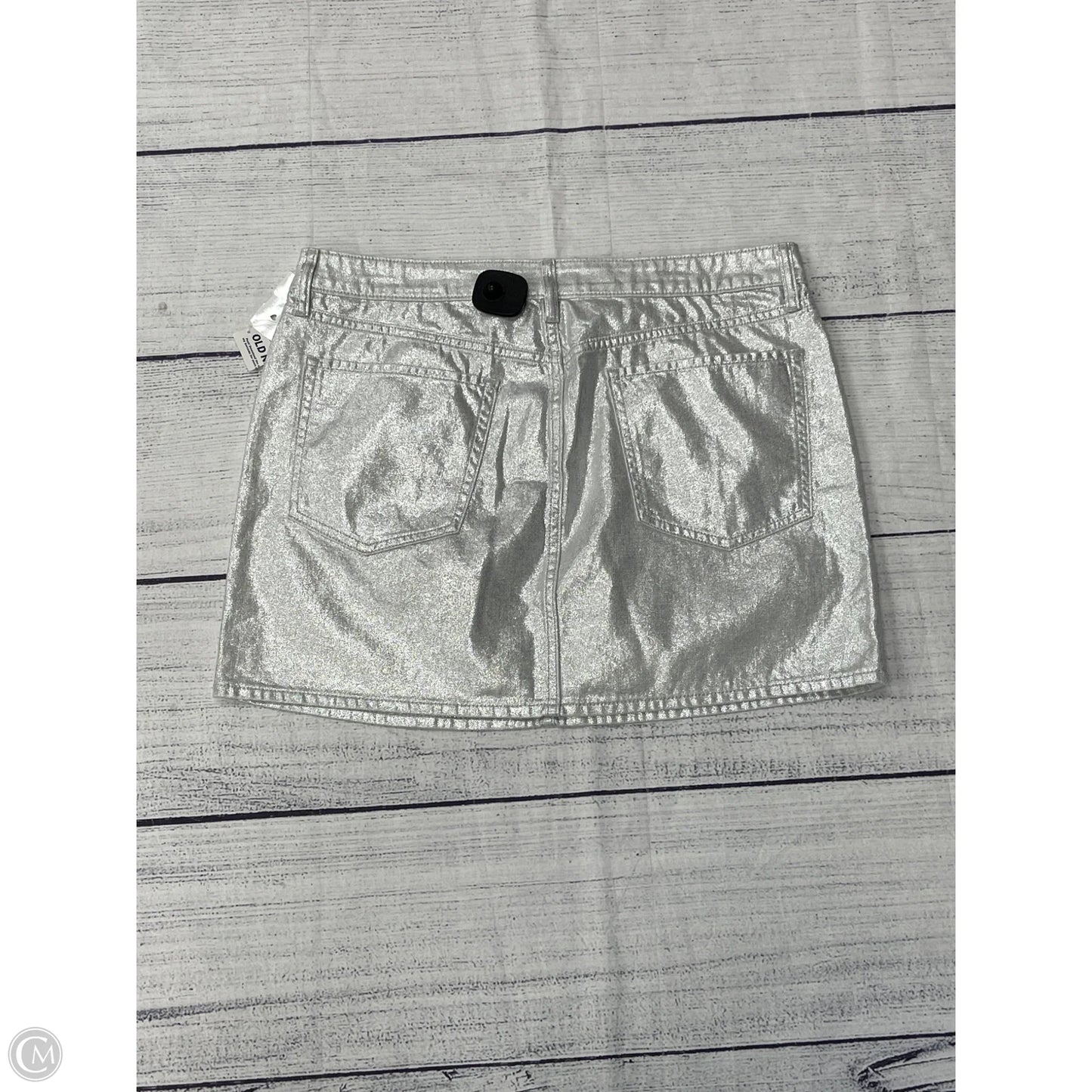 Skirt Mini & Short By Old Navy In Silver, Size: 12
