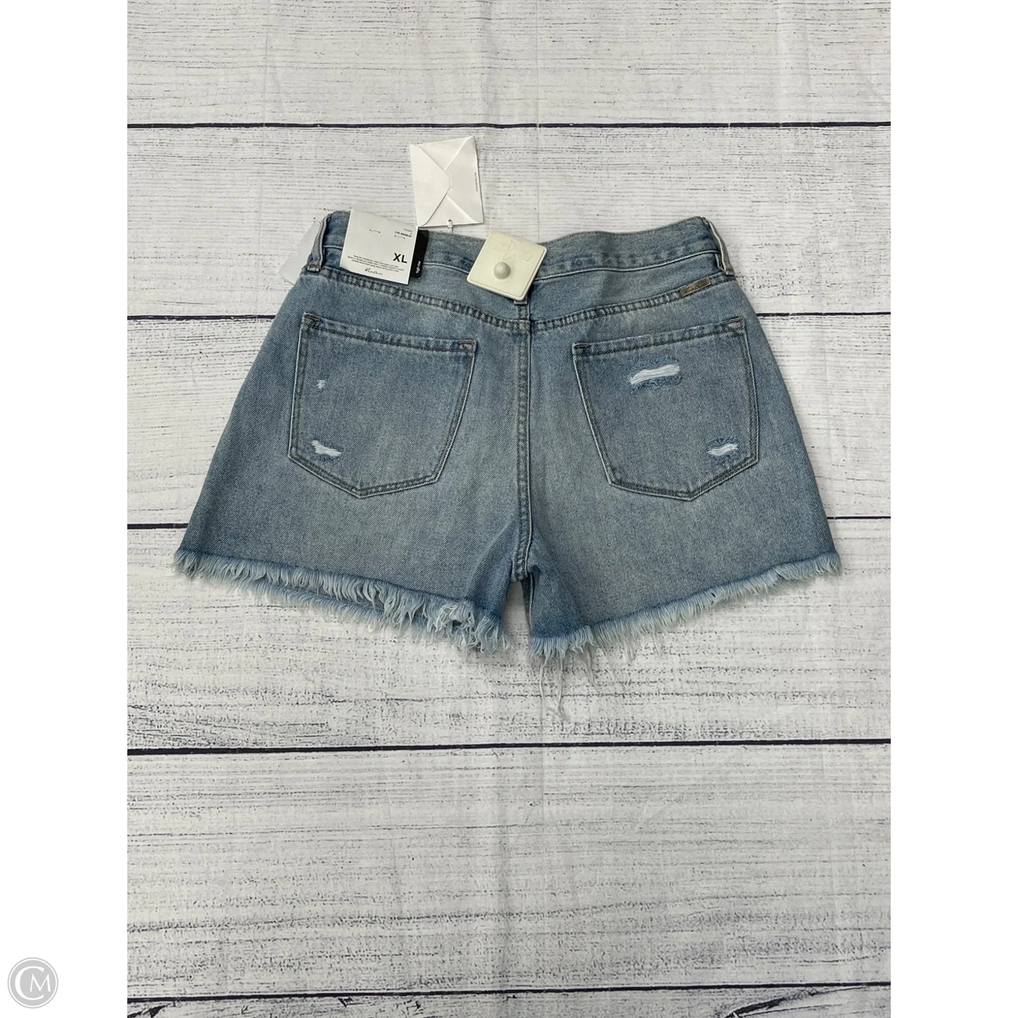Shorts By Kancan In Blue Denim, Size: Xl