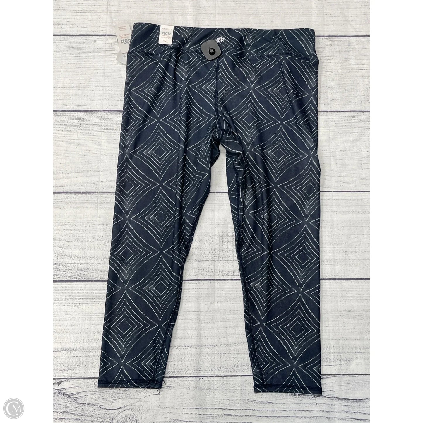 Athletic Leggings By Maurices In Grey, Size: 1x