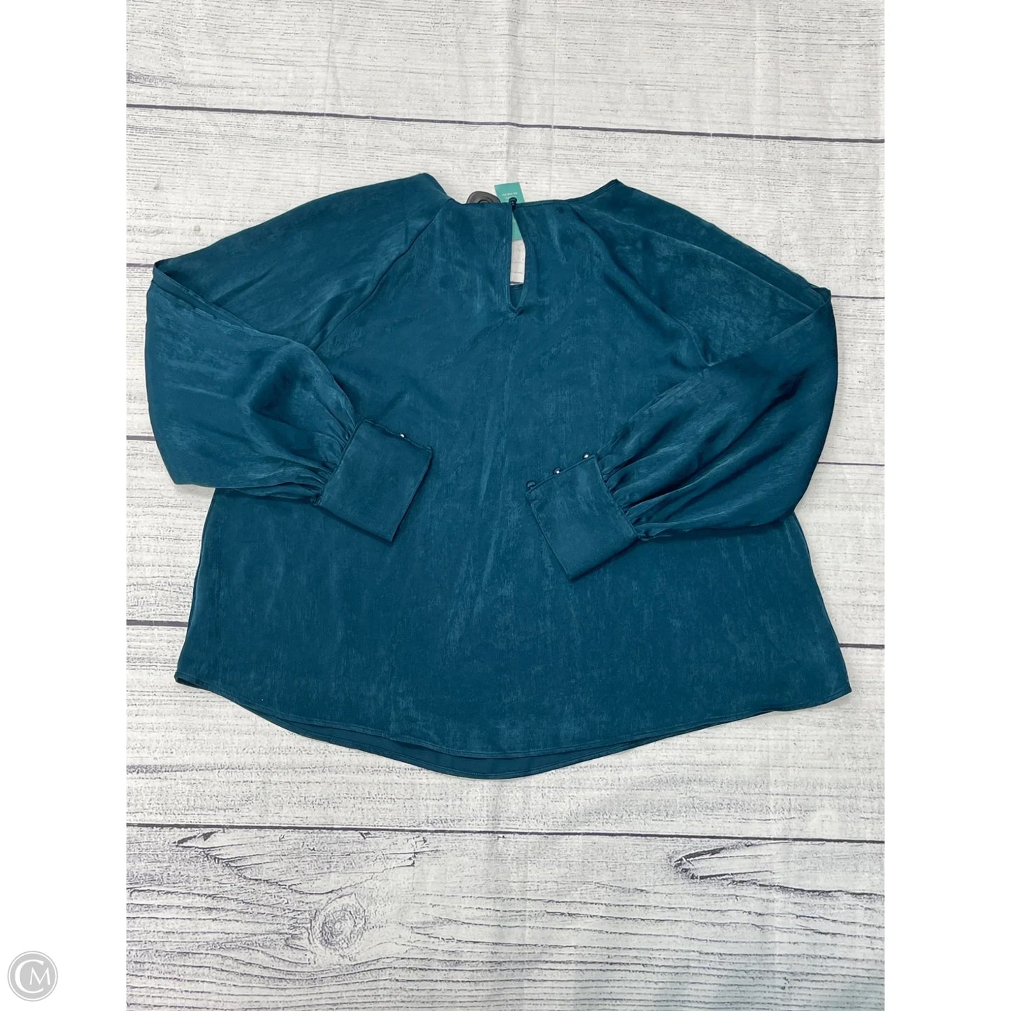 Top Long Sleeve By Maurices In Blue, Size: Xl