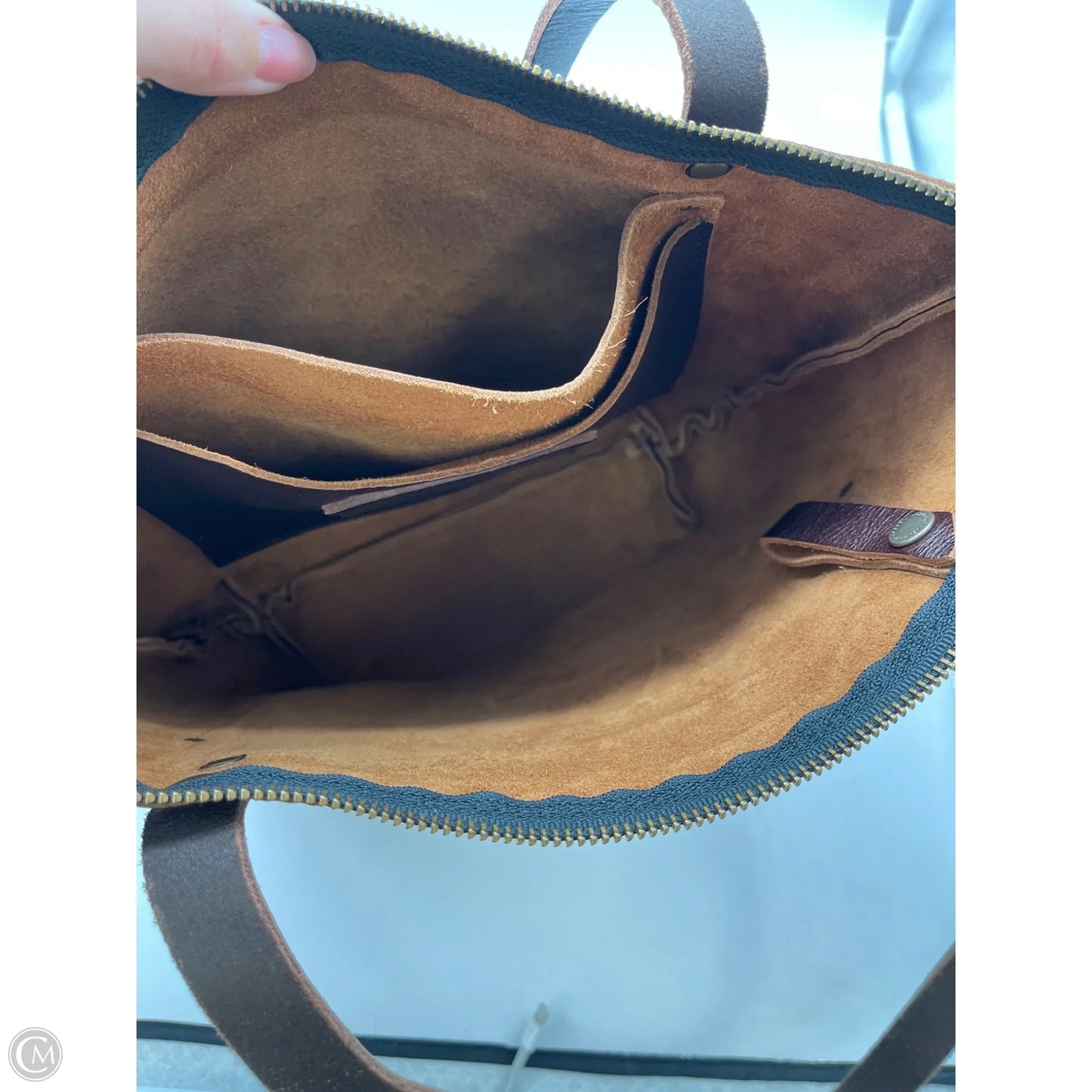 Handbag By Portland Leather, Size: Large