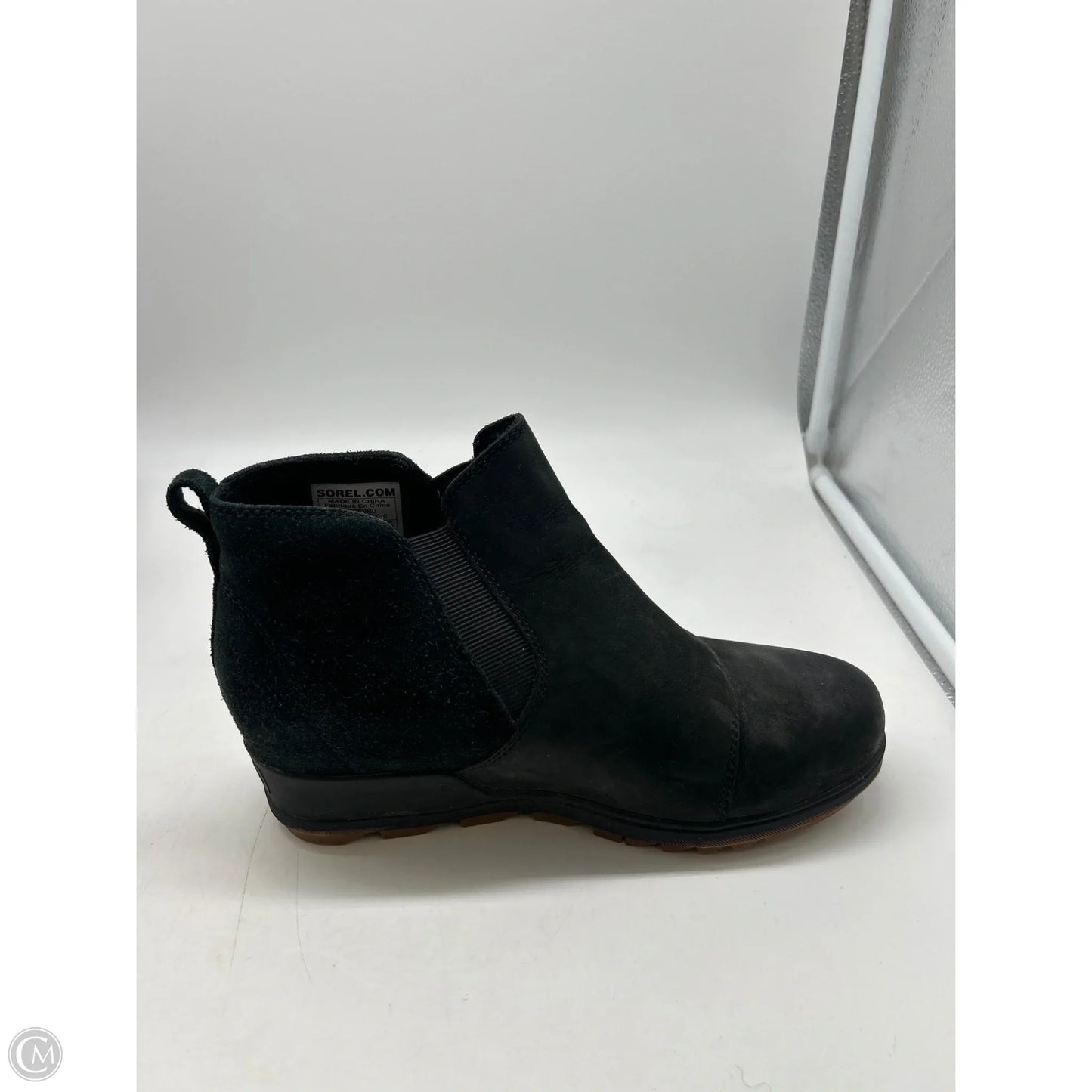 Boots Ankle Heels By Sorel In Black, Size: 9.5
