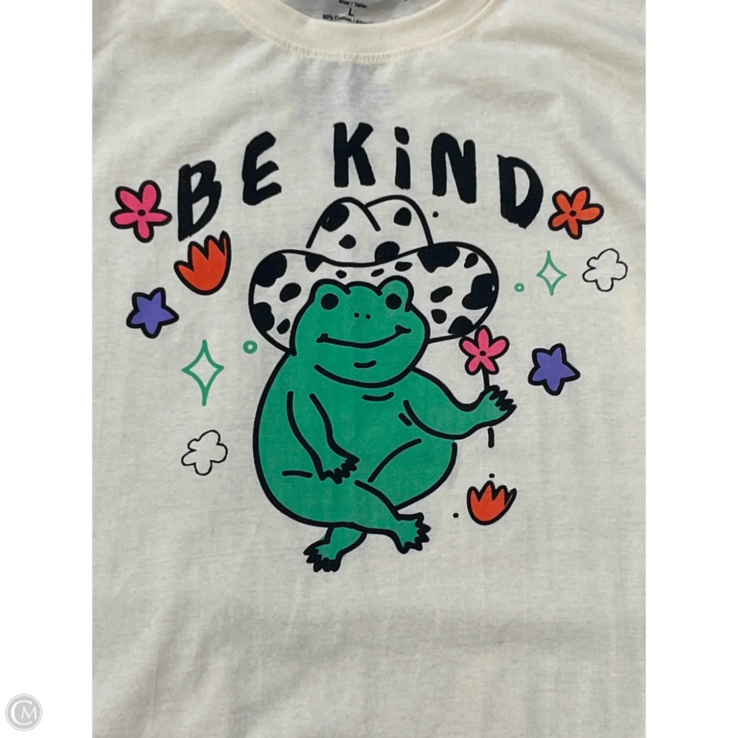 Top Short Sleeve By Clothes Mentor In Yellow, Size: L