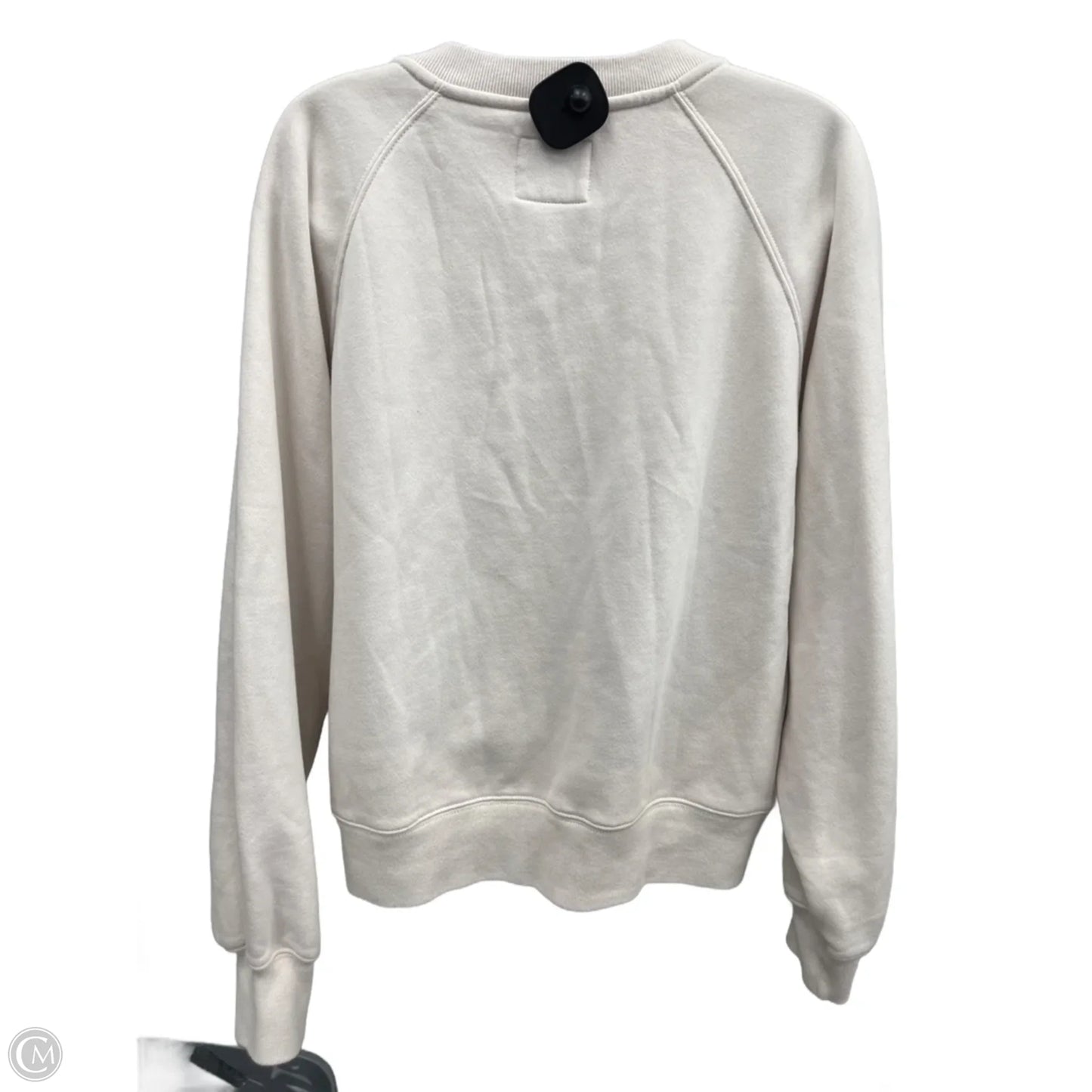 Sweatshirt Crewneck By Abercrombie And Fitch In Cream, Size: L