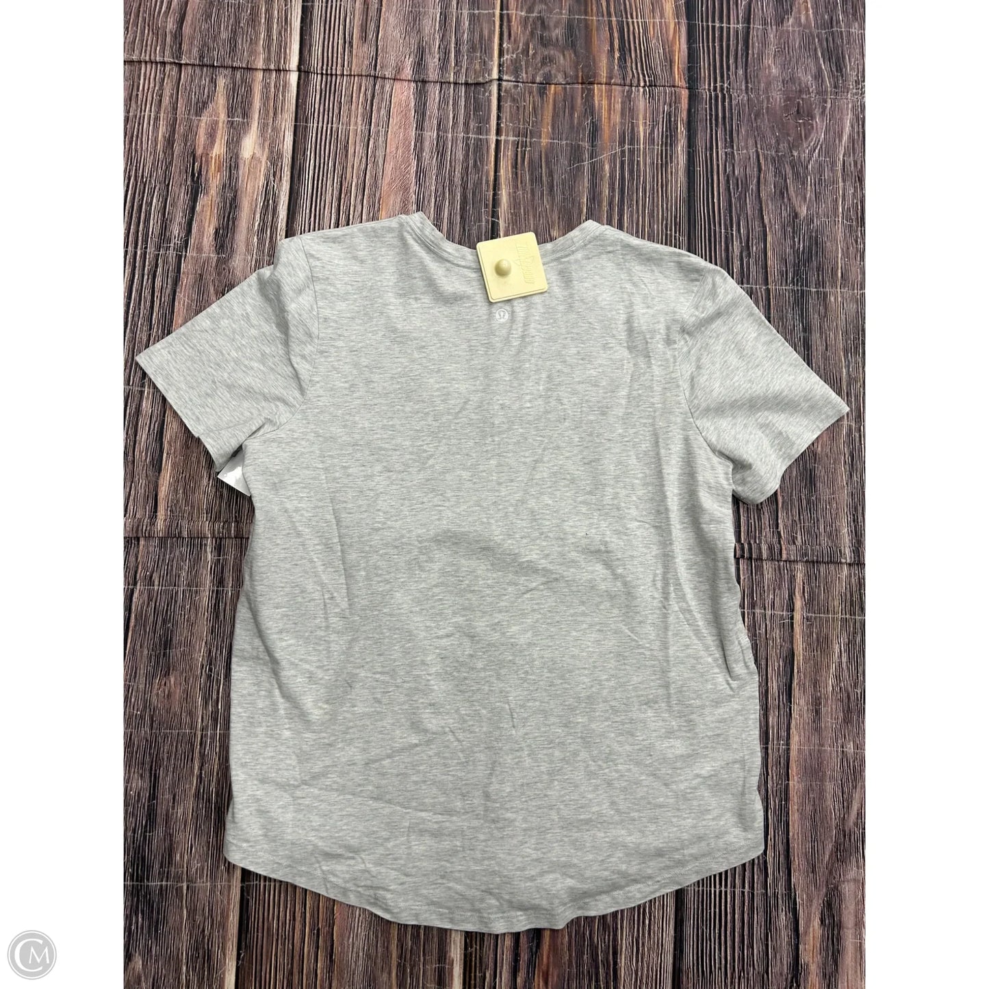 Top Short Sleeve Basic By Lululemon In Grey, Size: 8