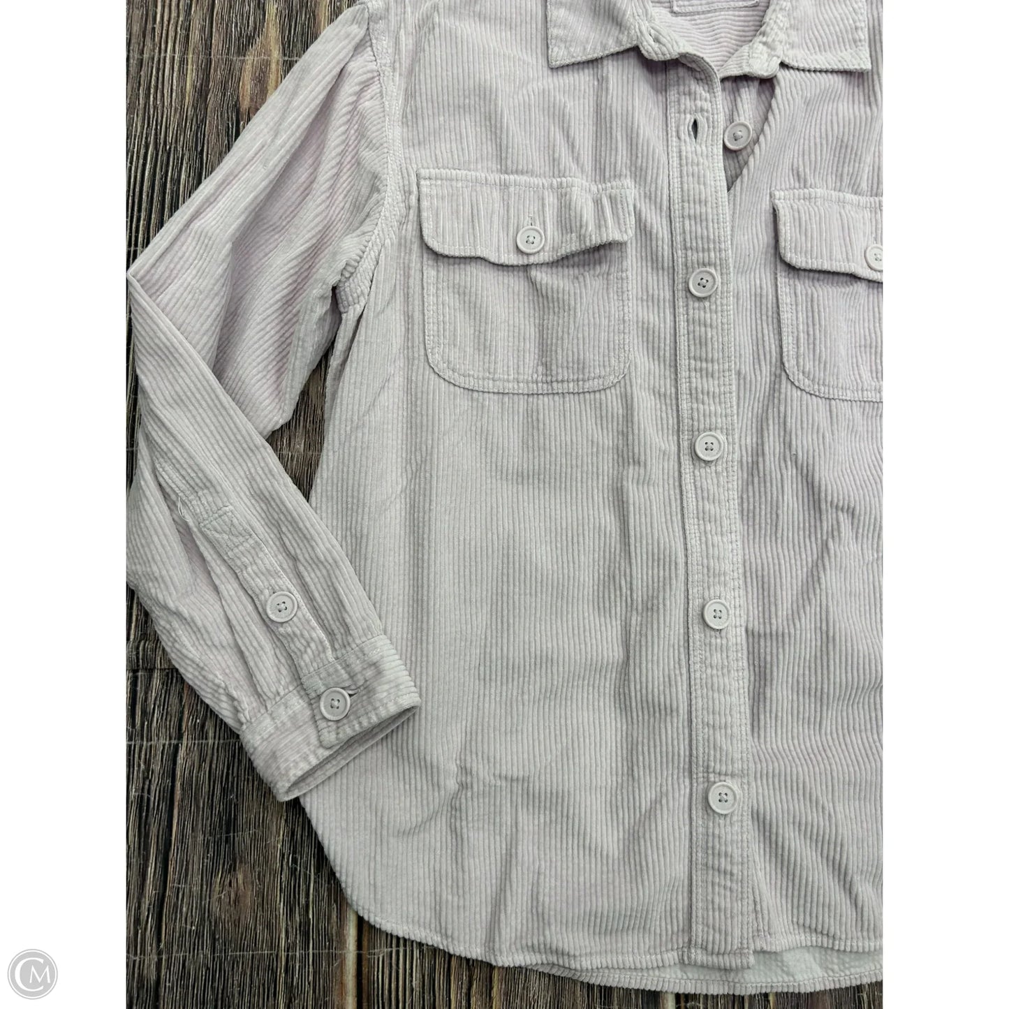 Top Long Sleeve By American Eagle In Pink, Size: M