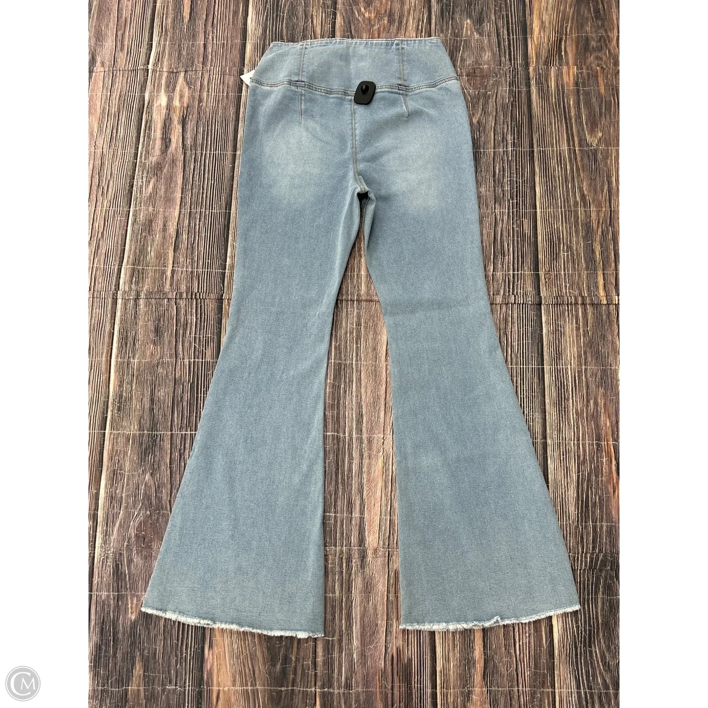 Jeans Flared By Vanilla Star In Blue Denim, Size: L
