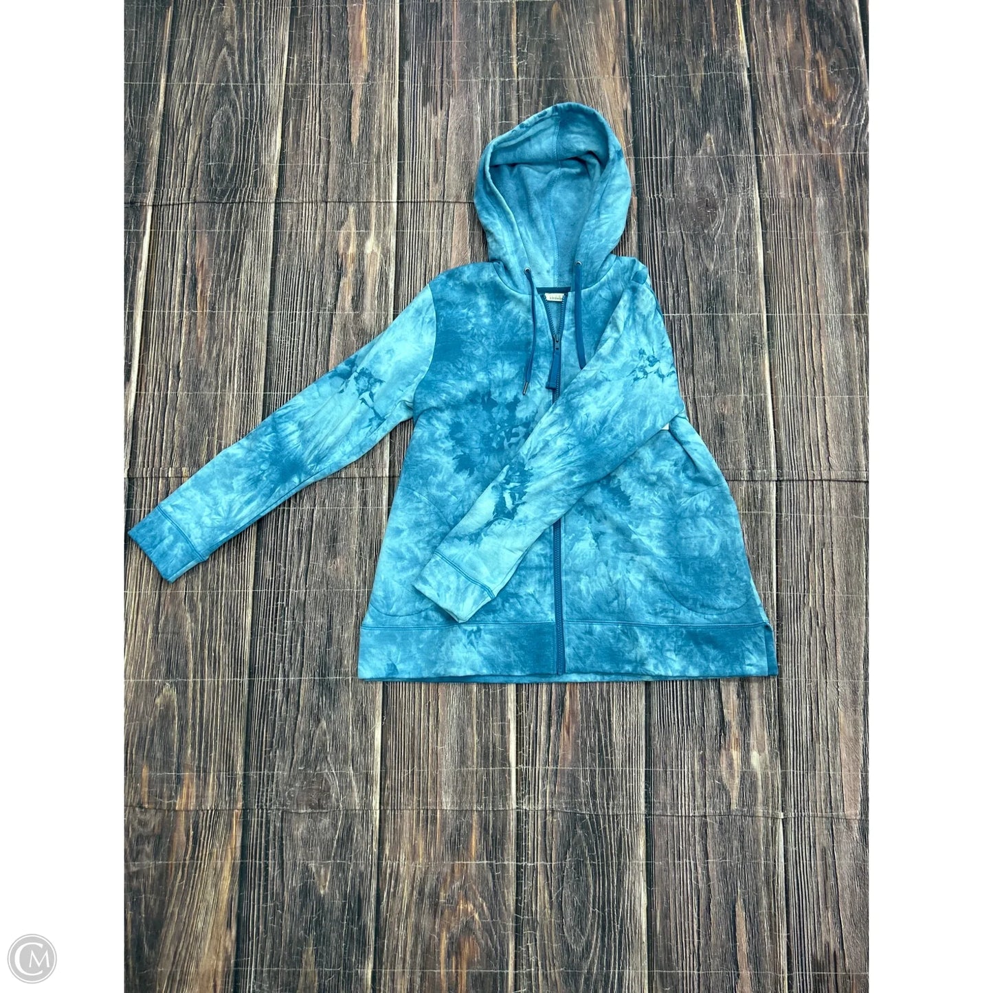 Sweatshirt Hoodie By Logo In Blue, Size: S