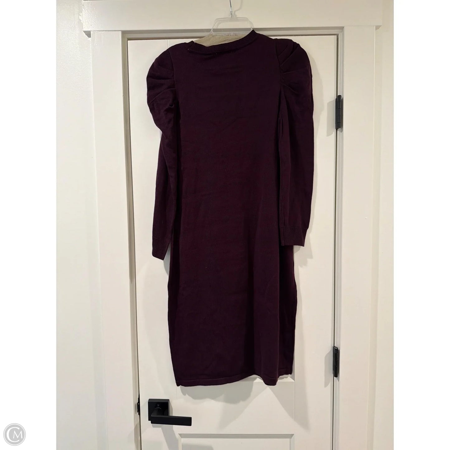 Dress Sweater By Calvin Klein In Purple, Size: M