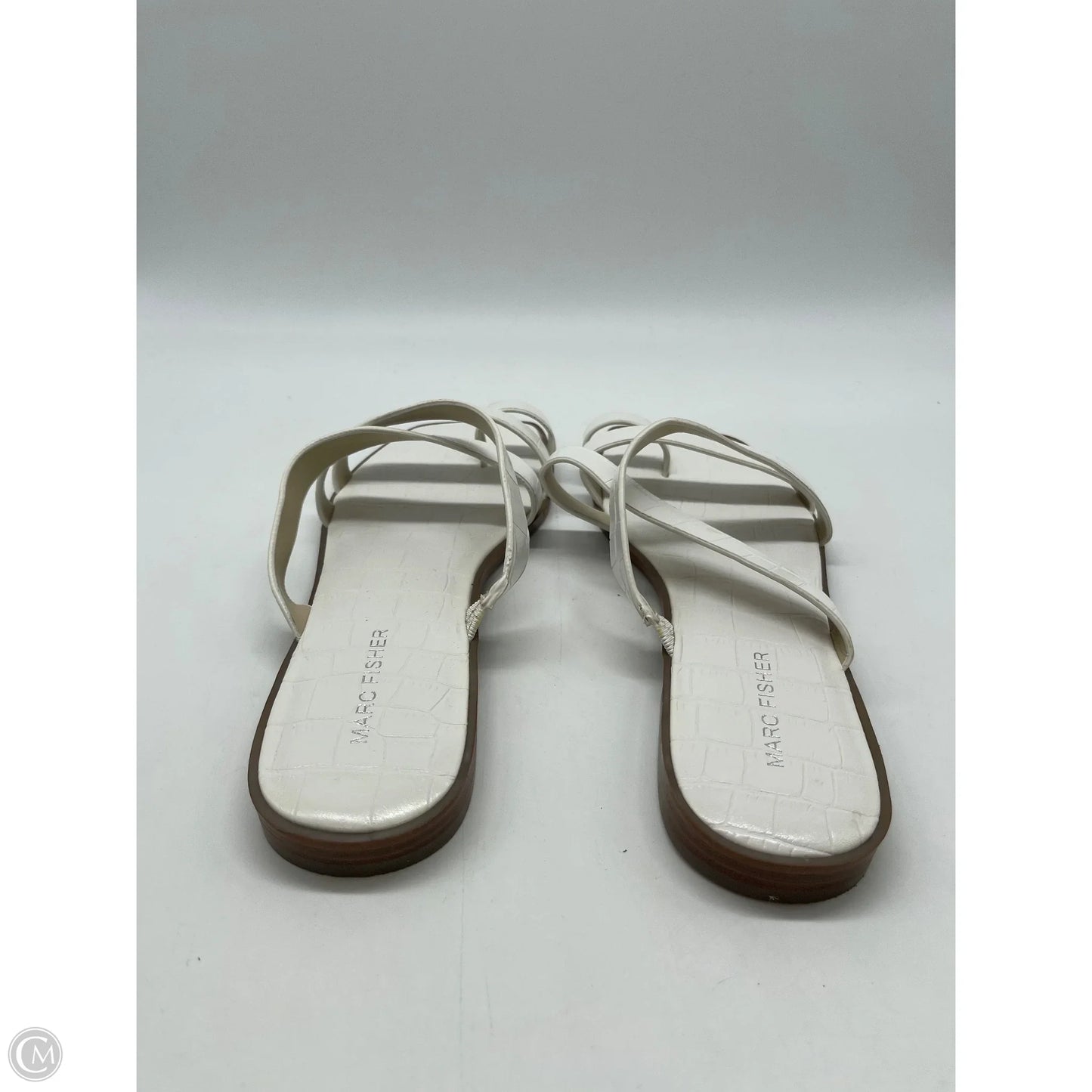 Sandals Flats By Marc Fisher In White, Size: 8.5