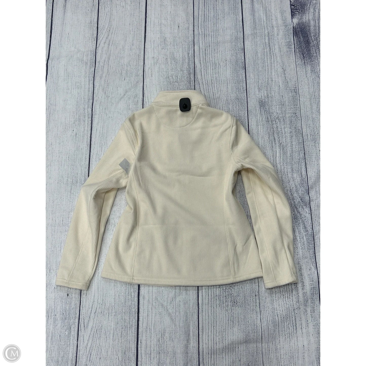 Sweatshirt Collar By Andrew Marc In Cream, Size: S