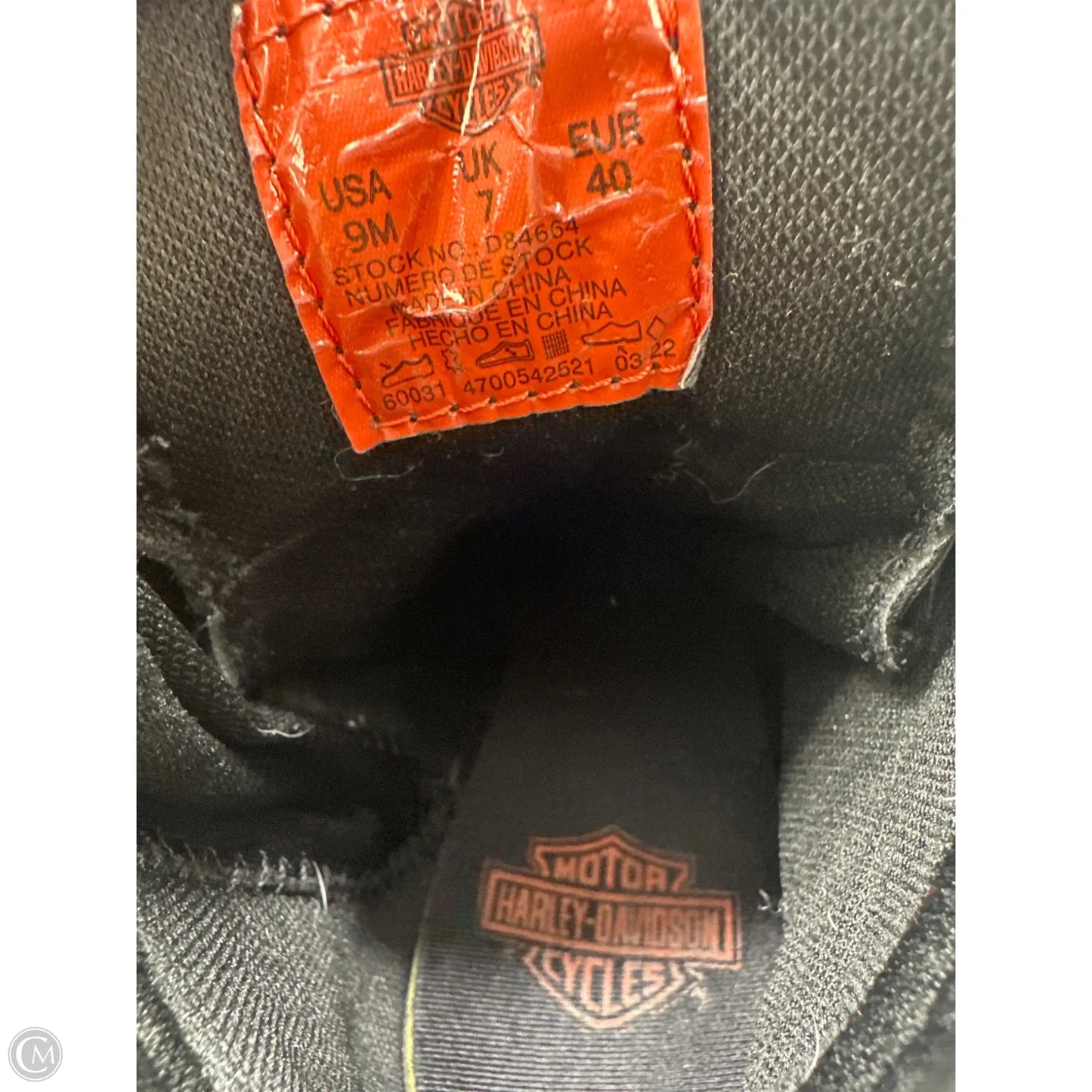 Boots Combat By Harley Davidson In Black, Size: 9