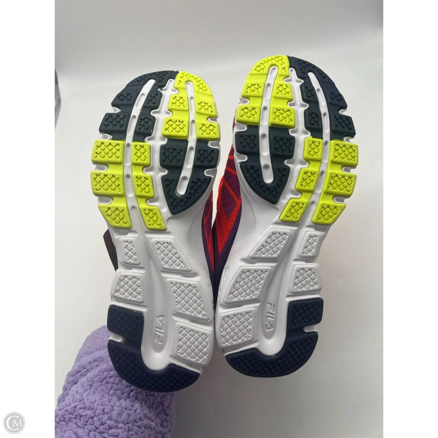 Shoes Athletic By Fila In Orange & Purple, Size: 8