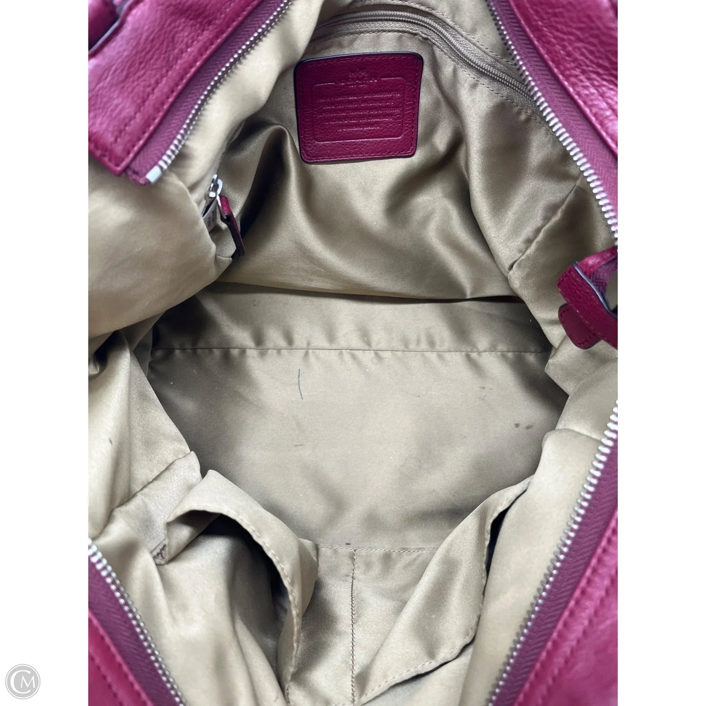 Handbag Designer By Coach, Size: Large