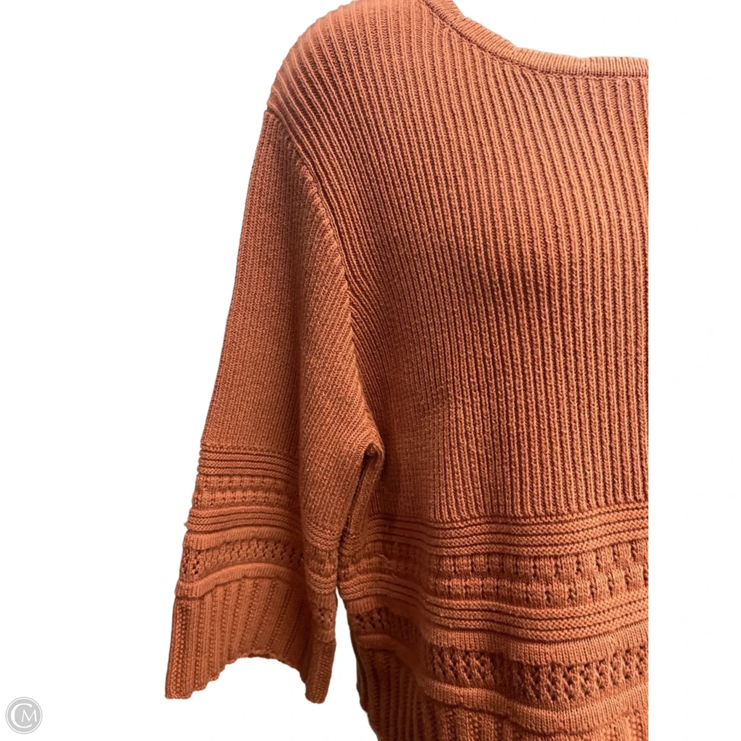 Sweater By Ophelia Roe In Brown, Size: 2x