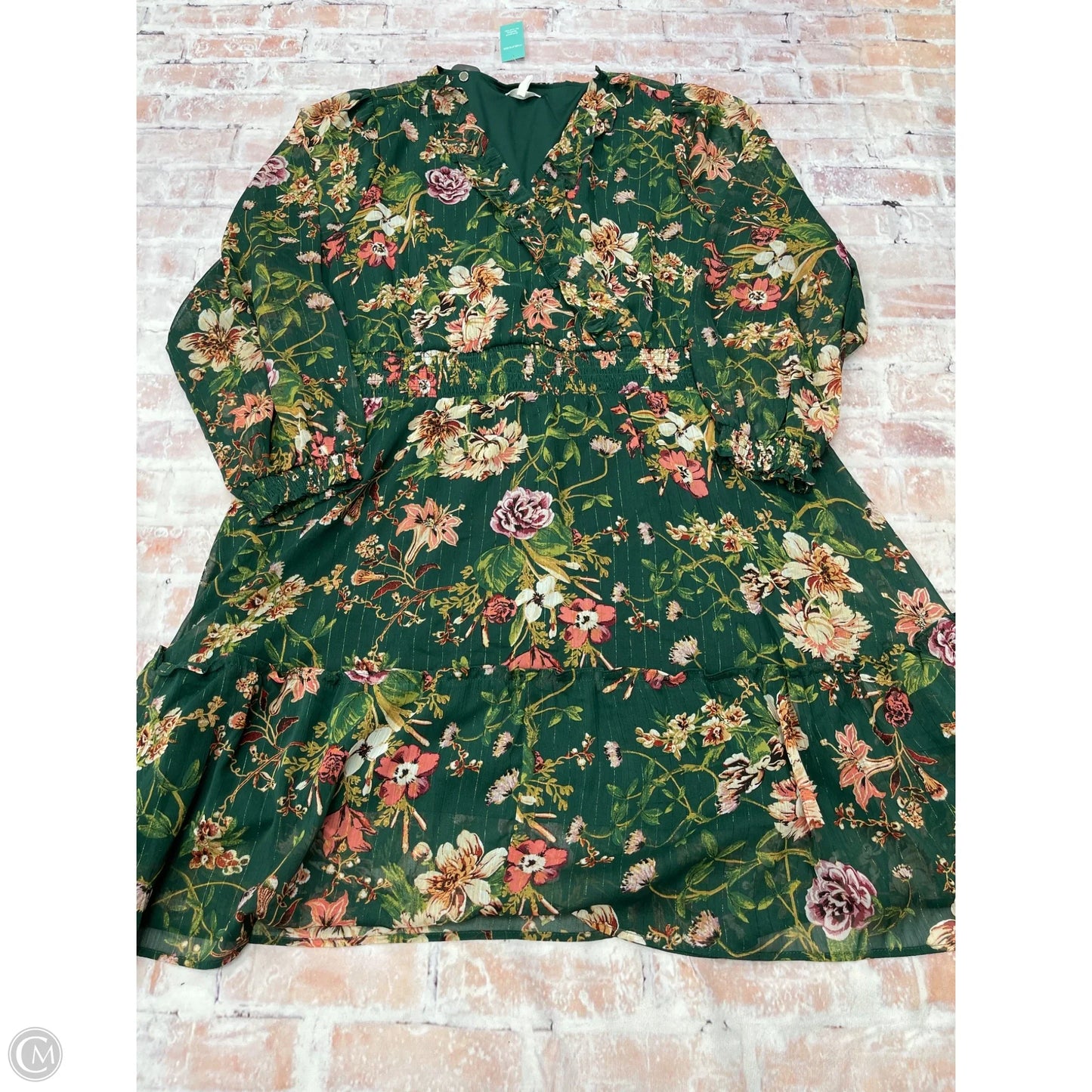 Dress Casual Short By Maurices In Floral Print, Size: 2x