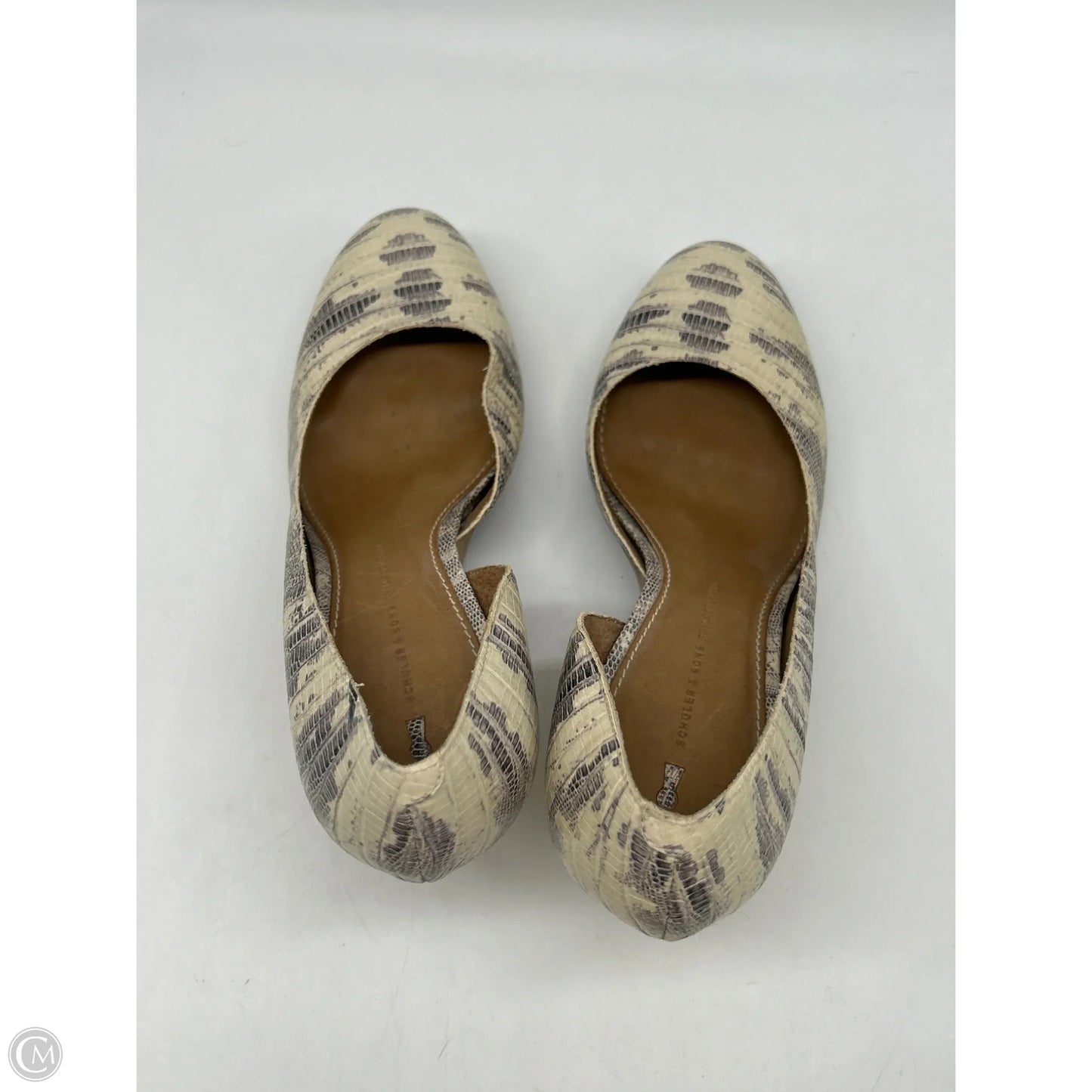 Shoes Heels Wedge By Anthropologie In Animal Print, Size: 9