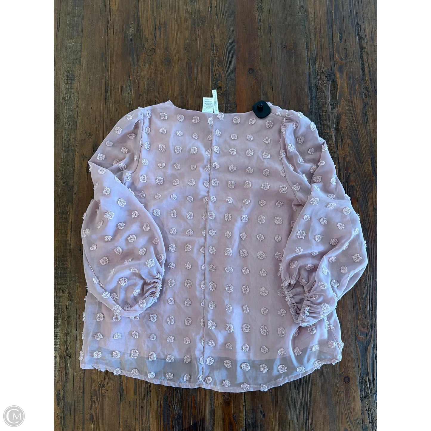 Top Long Sleeve By Clothes Mentor In Pink, Size: M